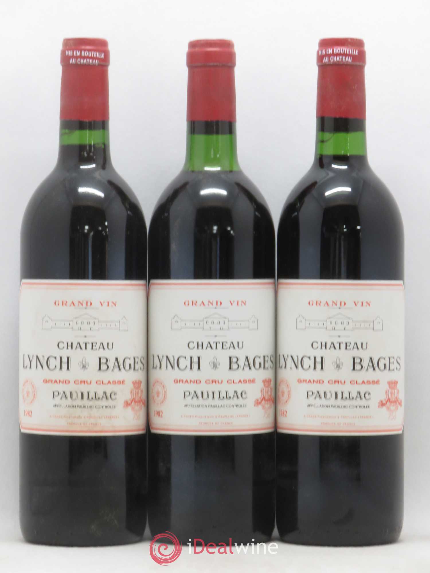 Château Lynch Bages 5ème Grand Cru Classé 1982 - Lot de 12 bouteilles - 1