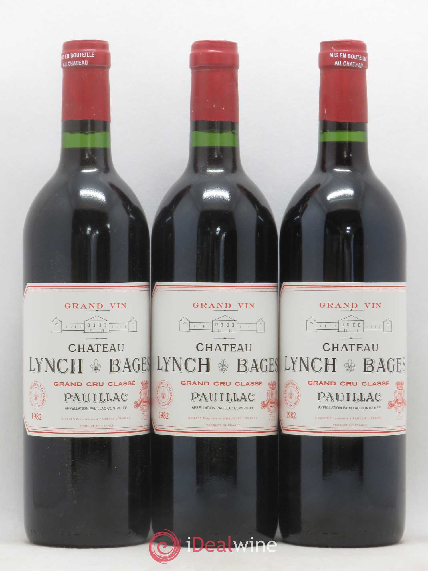 Château Lynch Bages 5ème Grand Cru Classé 1982 - Lot de 12 bouteilles - 4