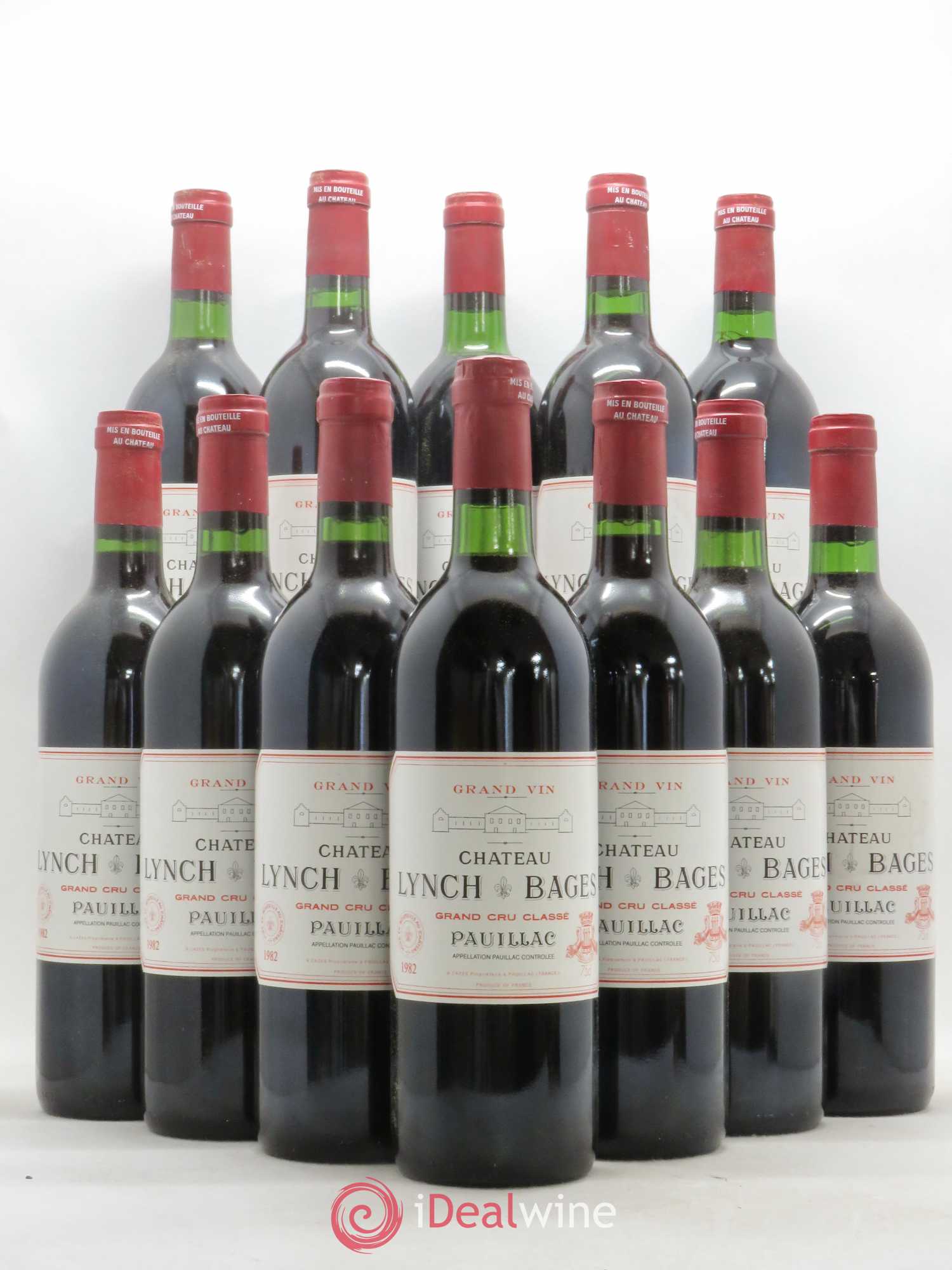 Château Lynch Bages 5ème Grand Cru Classé 1982 - Lot de 12 bouteilles - 0