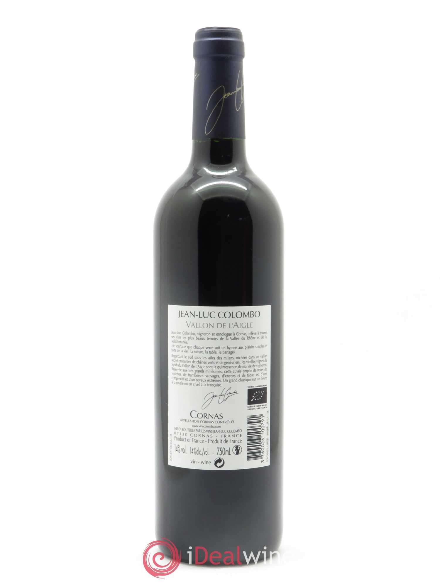 Cornas Vallon de l'Aigle Jean-Luc Colombo 2017 - Posten von 1 Flasche - 1