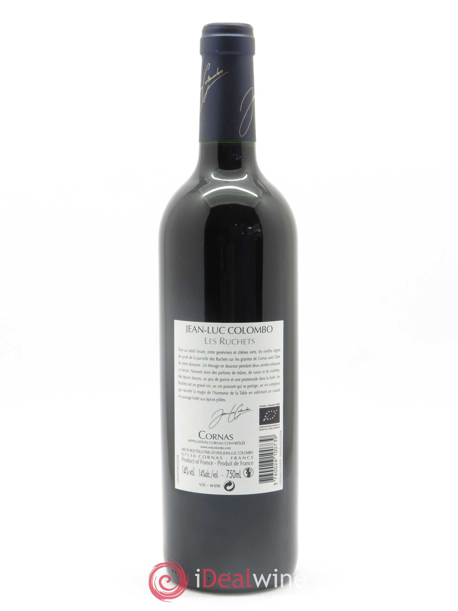Cornas les Ruchets Jean-Luc Colombo 2017 - Lot of 1 bottle - 1