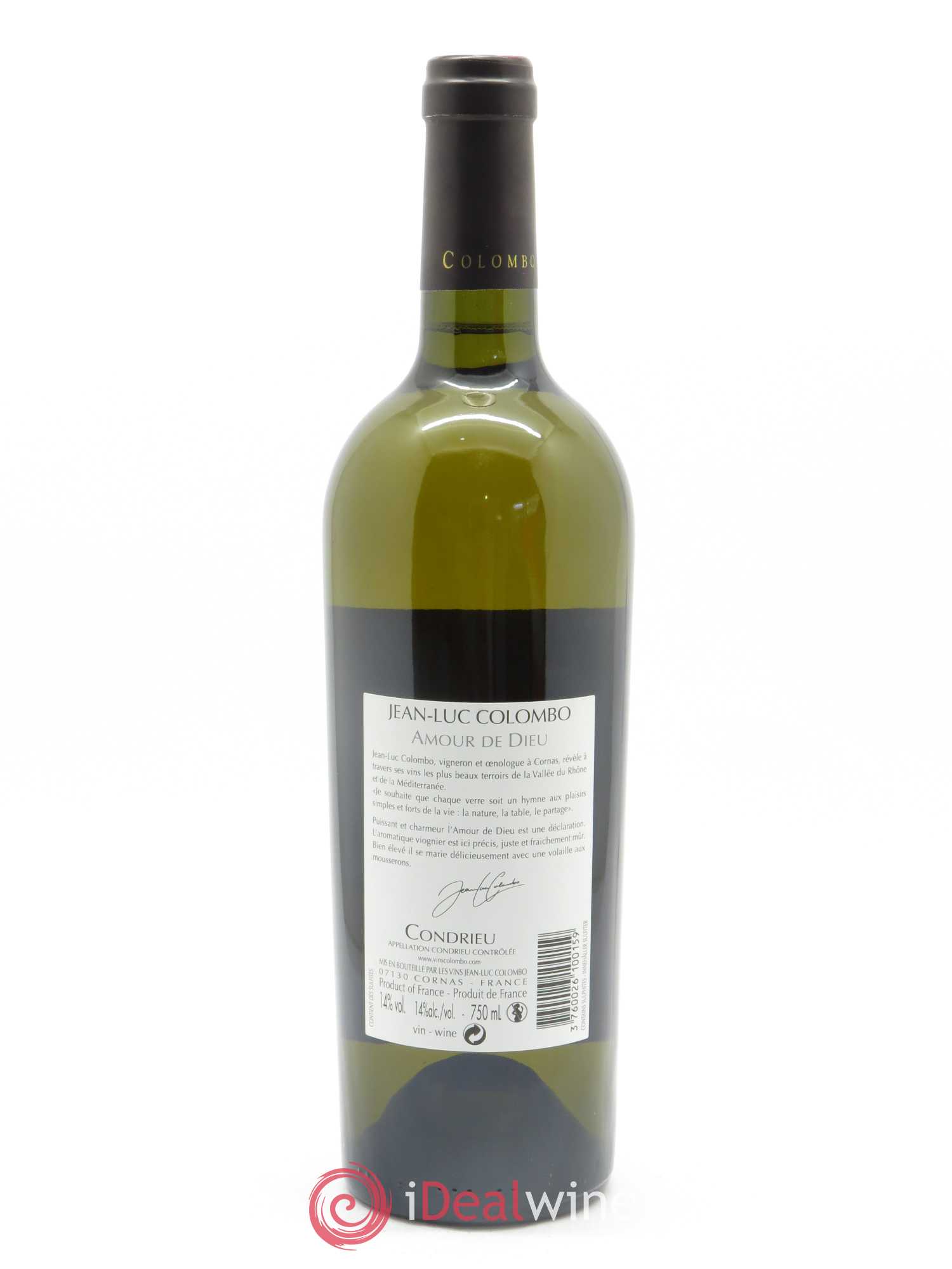 Condrieu Amour de Dieu Jean-Luc Colombo 2017 - Lotto di 1 bottiglia - 1