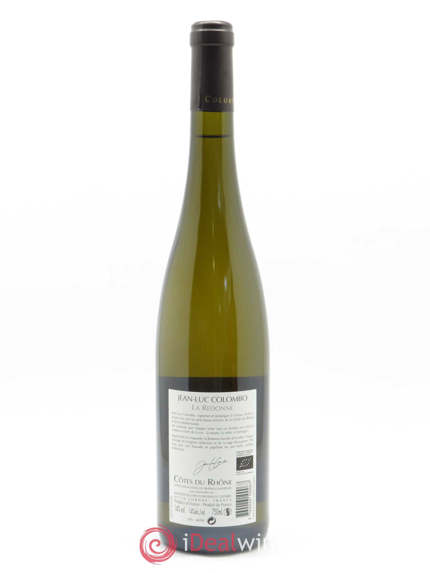 Côtes-du-Rhône La Redonne Jean-Luc Colombo 2018 - Lot de 1 bouteille - 1