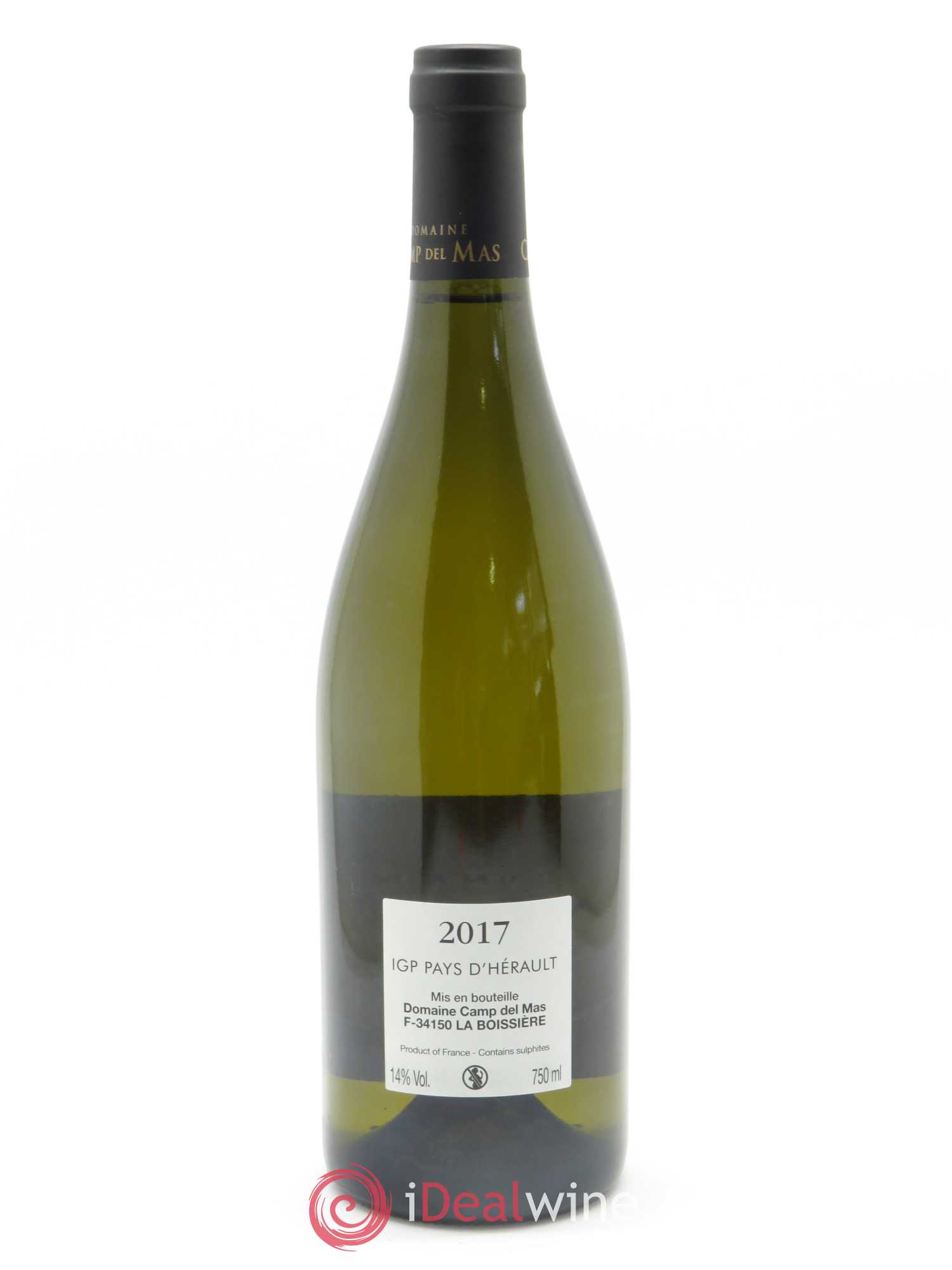 Pays d'Hérault Cantaluz Camp Del Mas 2017 - Lot of 1 bottle - 1