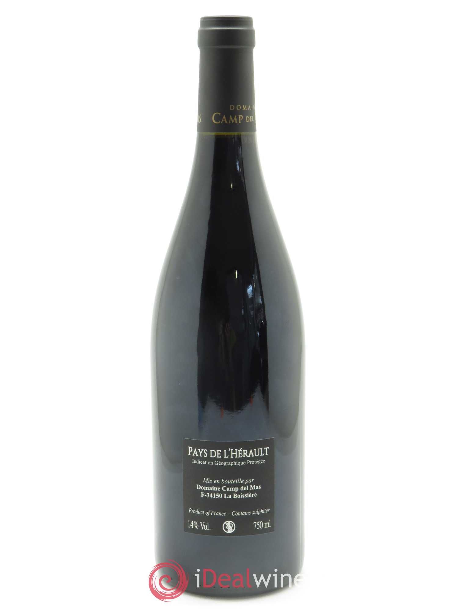 IGP Pays de l'Hérault Gravis Camp Del Mas 2018 - Lot of 1 bottle - 1