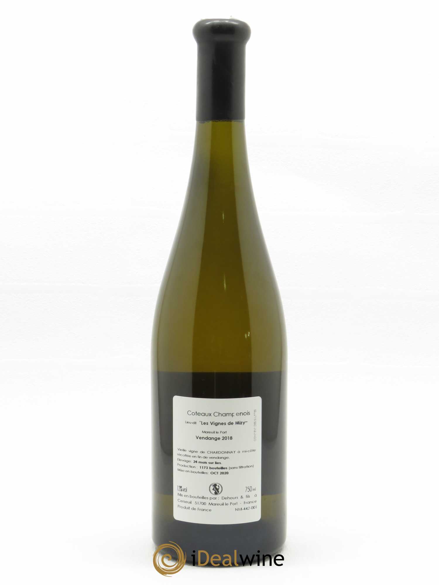 Les Vignes de Mizy Dehours & Fils 2018 - Lot of 1 bottle - 1