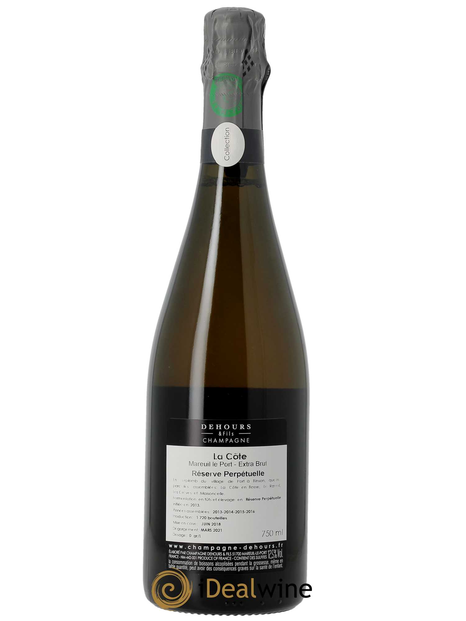 La Côte Réserve Perpétuelle Extra-Brut Dehours & Fils - Lot de 1 bouteille - 1
