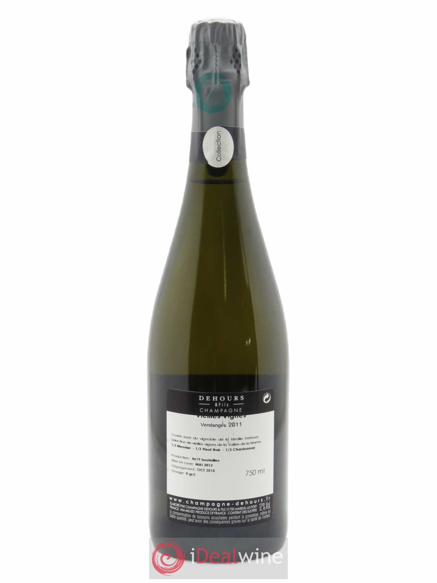 Vieilles Vignes Extra-Brut Dehours & Fils 2011 - Lot of 1 bottle - 1
