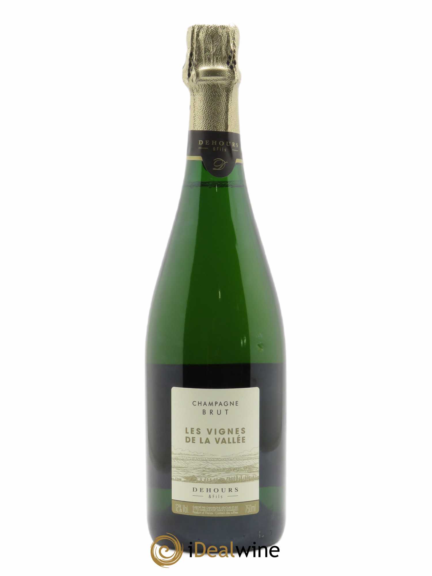 Les Vignes de la Vallée Brut Dehours & Fils - Lot of 1 bottle - 0