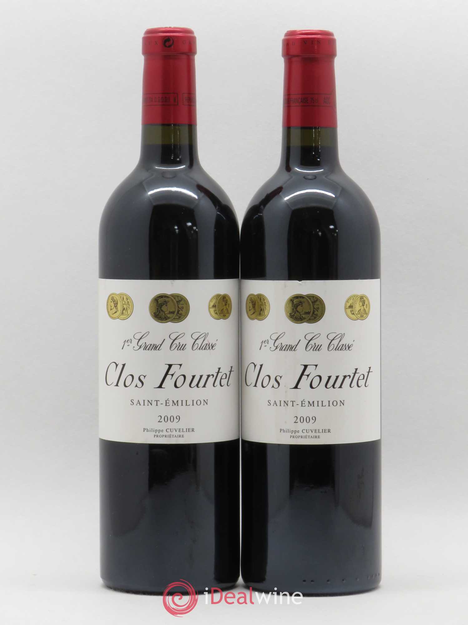 Clos Fourtet 1er Grand Cru Classé B 2009 - Lot de 2 bouteilles - 0