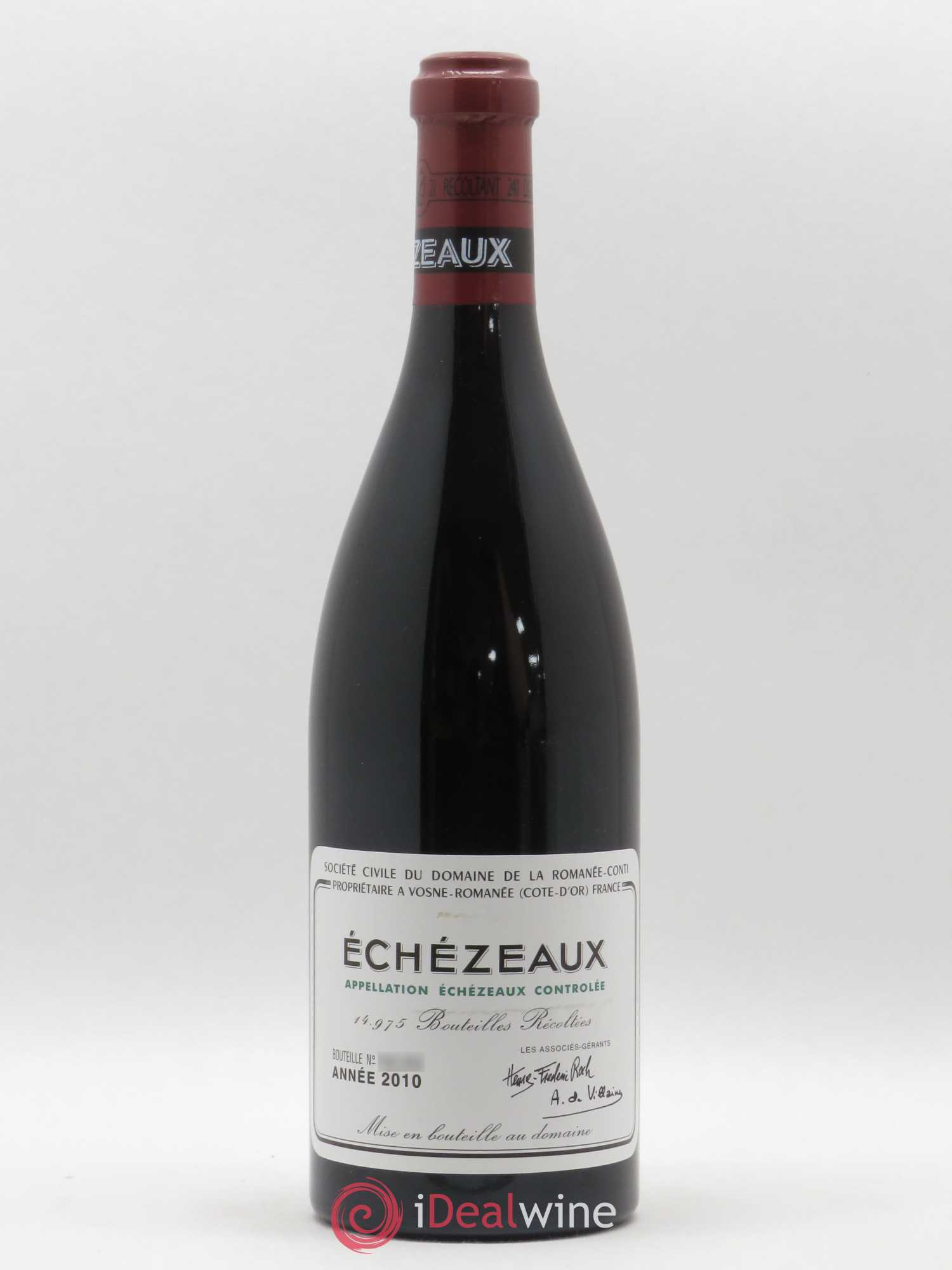 Echezeaux Grand Cru Domaine de la Romanée-Conti 2010 - Lot de 1 bouteille - 0