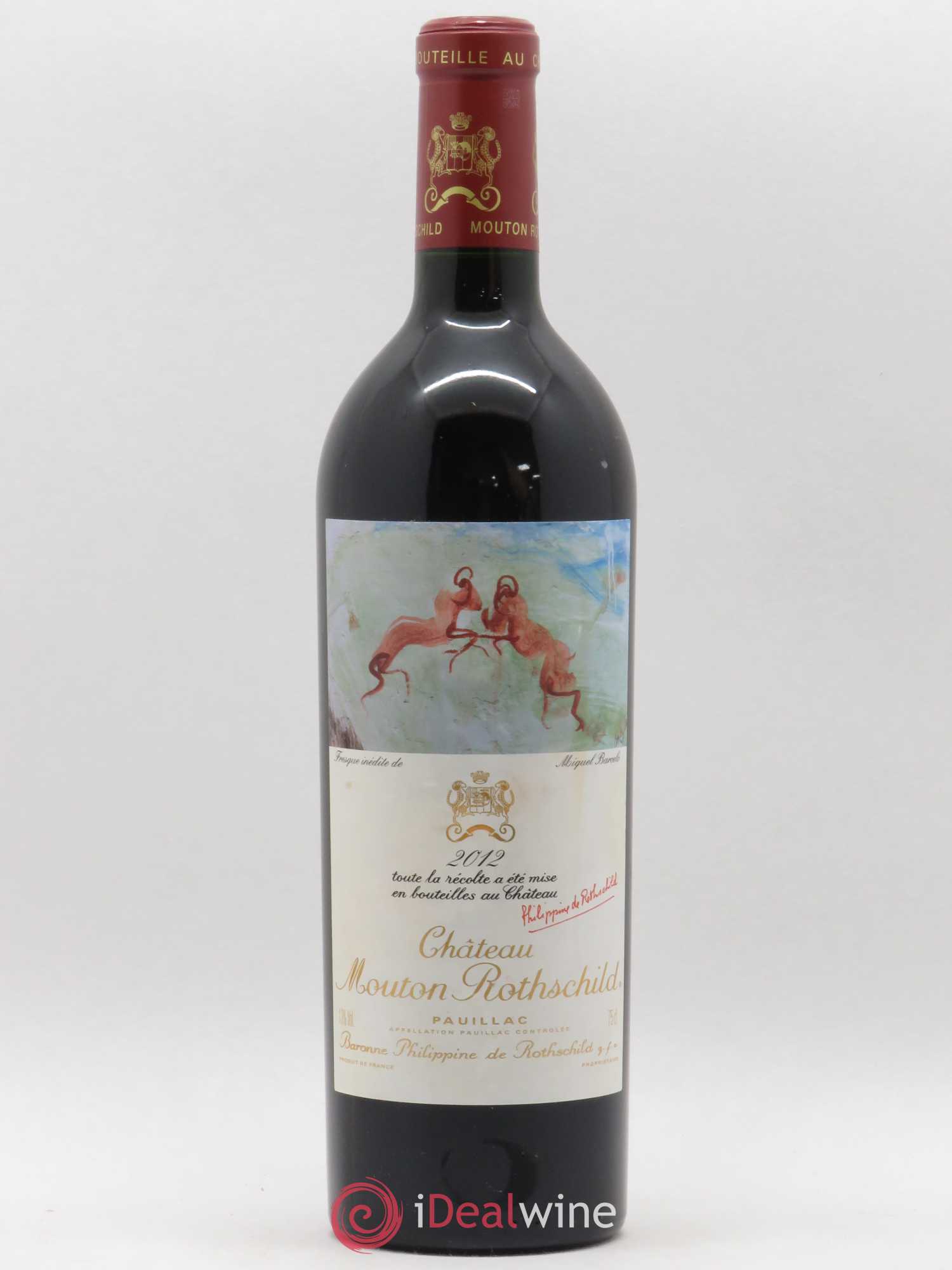 Château Mouton Rothschild 1er Grand Cru Classé 2012 - Lot de 1 bouteille - 0