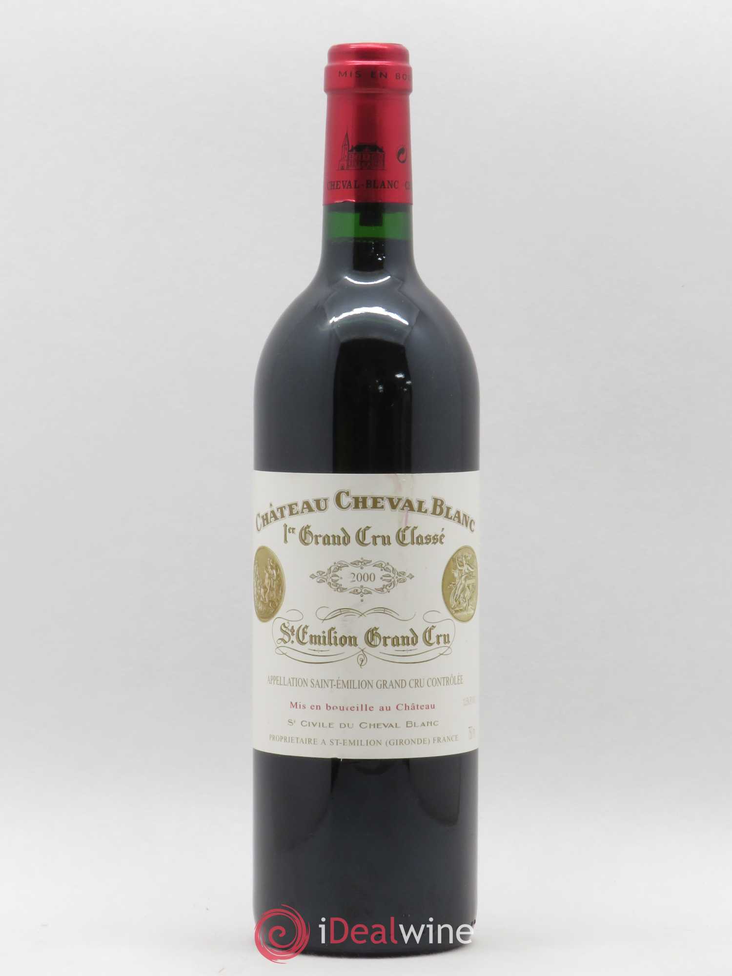 Château Cheval Blanc 1er Grand Cru Classé A 2000 - Lot de 1 bouteille - 0