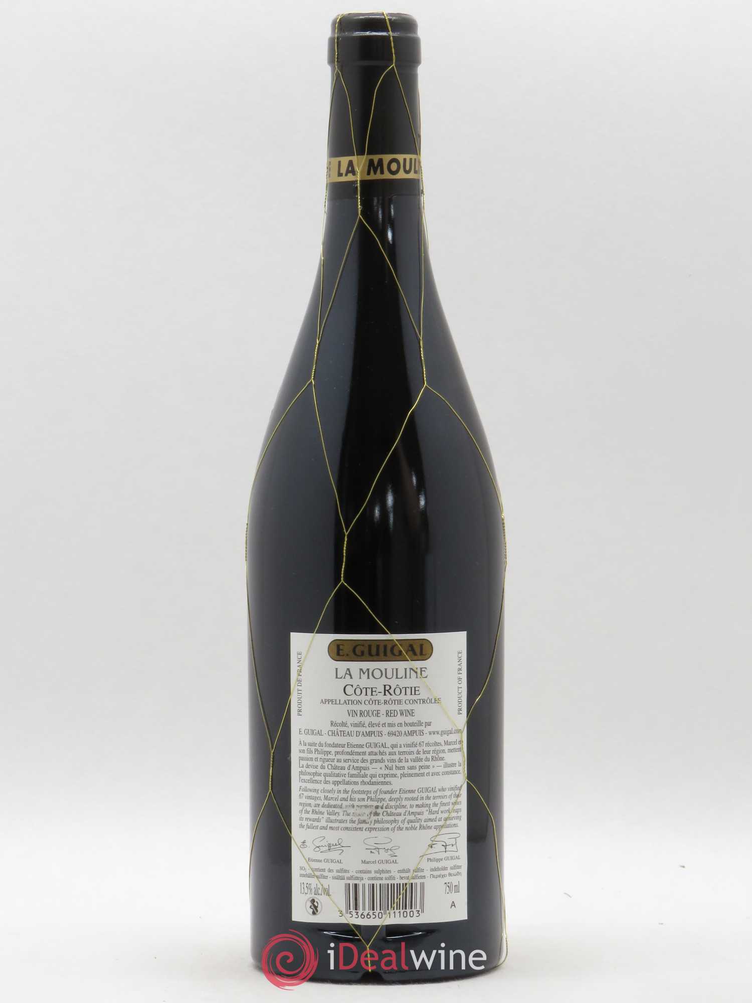 Côte-Rôtie La Mouline Guigal 2010 - Lot de 1 bouteille - 1