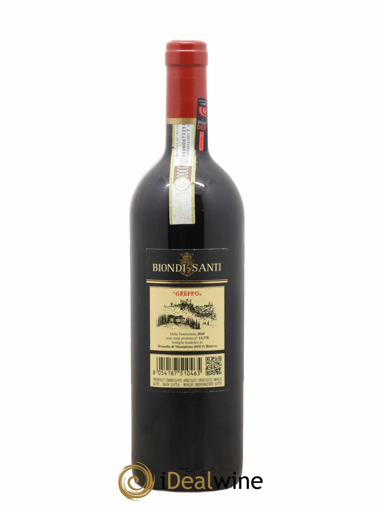 Brunello di Montalcino DOCG Biondi-Santi Tenuta Greppo 2010 - Lot de 1 bouteille - 1