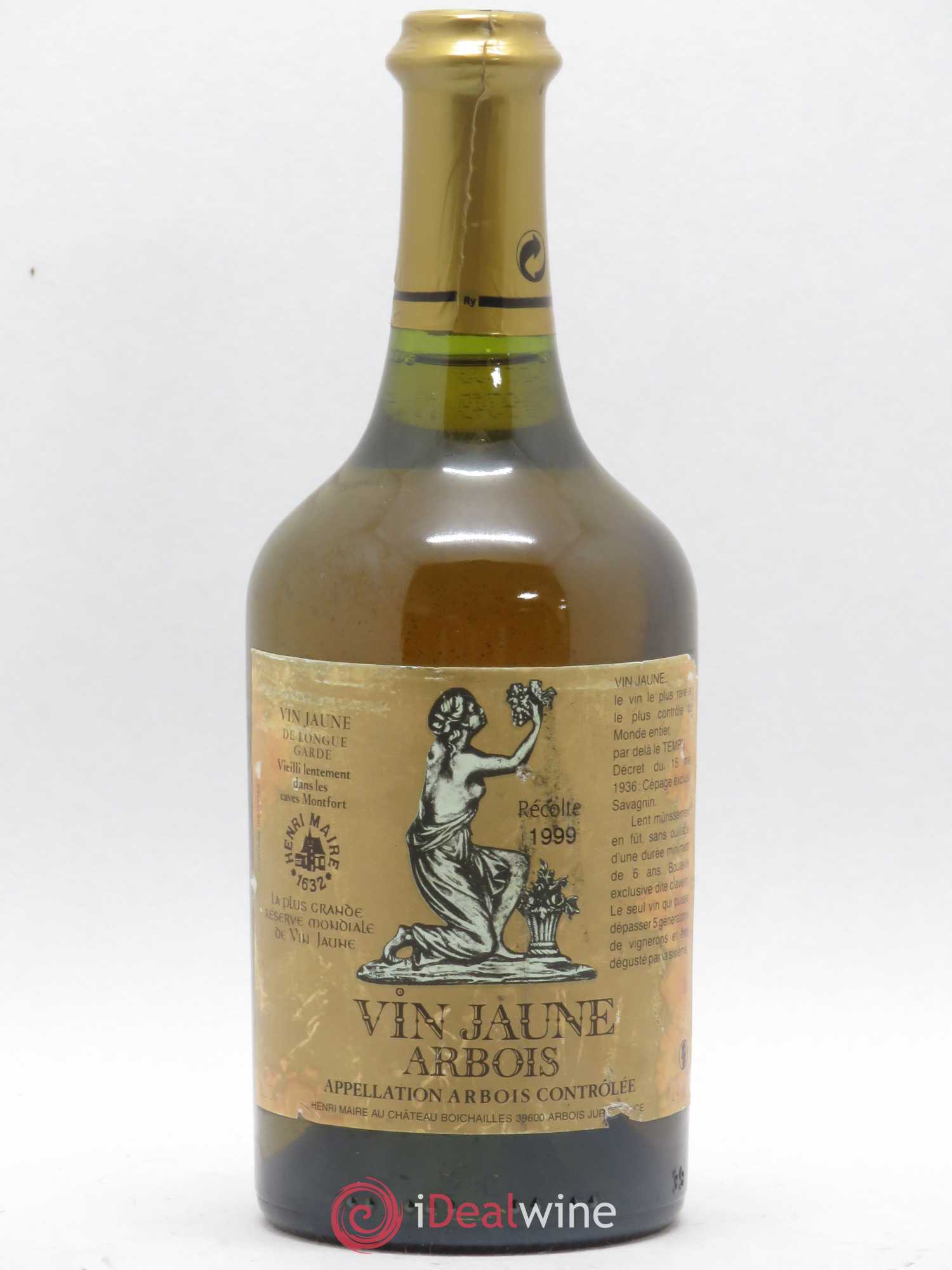 Arbois Vin Jaune Henri Maire 1999 - Posten von 1 Flasche - 0