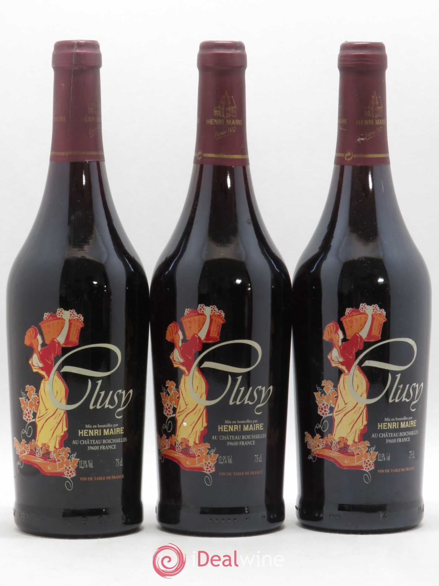 Vin de France Clusy Henri Maire (sans prix de réserve) - Posten von 3 Flaschen - 0