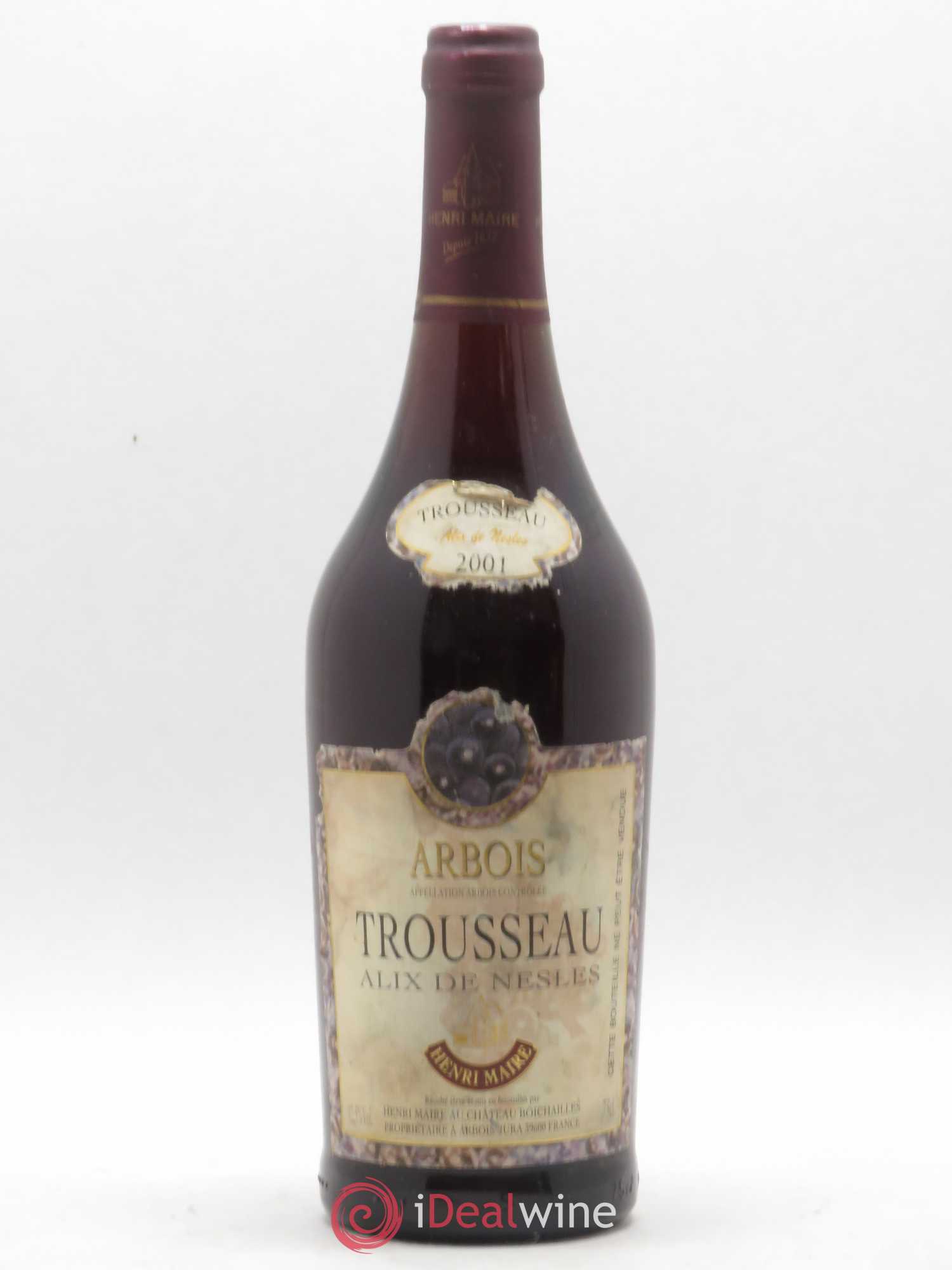 Arbois Trousseau Alix de Nesle Henri Maire 2001 - Posten von 1 Flasche - 0