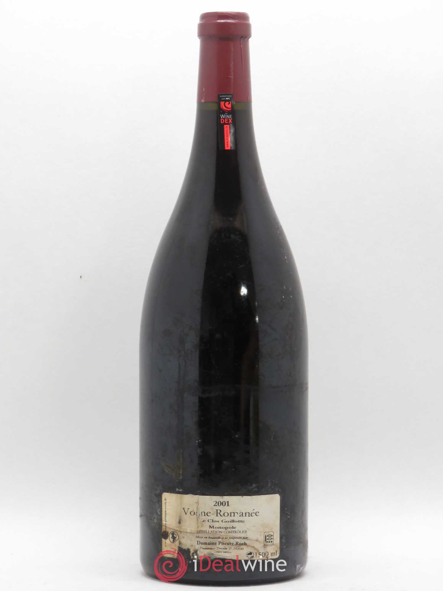 Vosne-Romanée Le Clos Goillotte Prieuré Roch 2001 - Lot de 1 magnum - 1