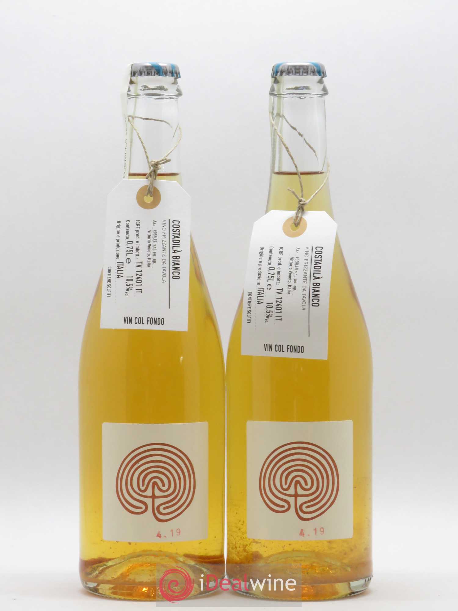 Italie Costadila Moz Vino blanco frizzante de Tavola - Posten von 2 Flaschen - 0