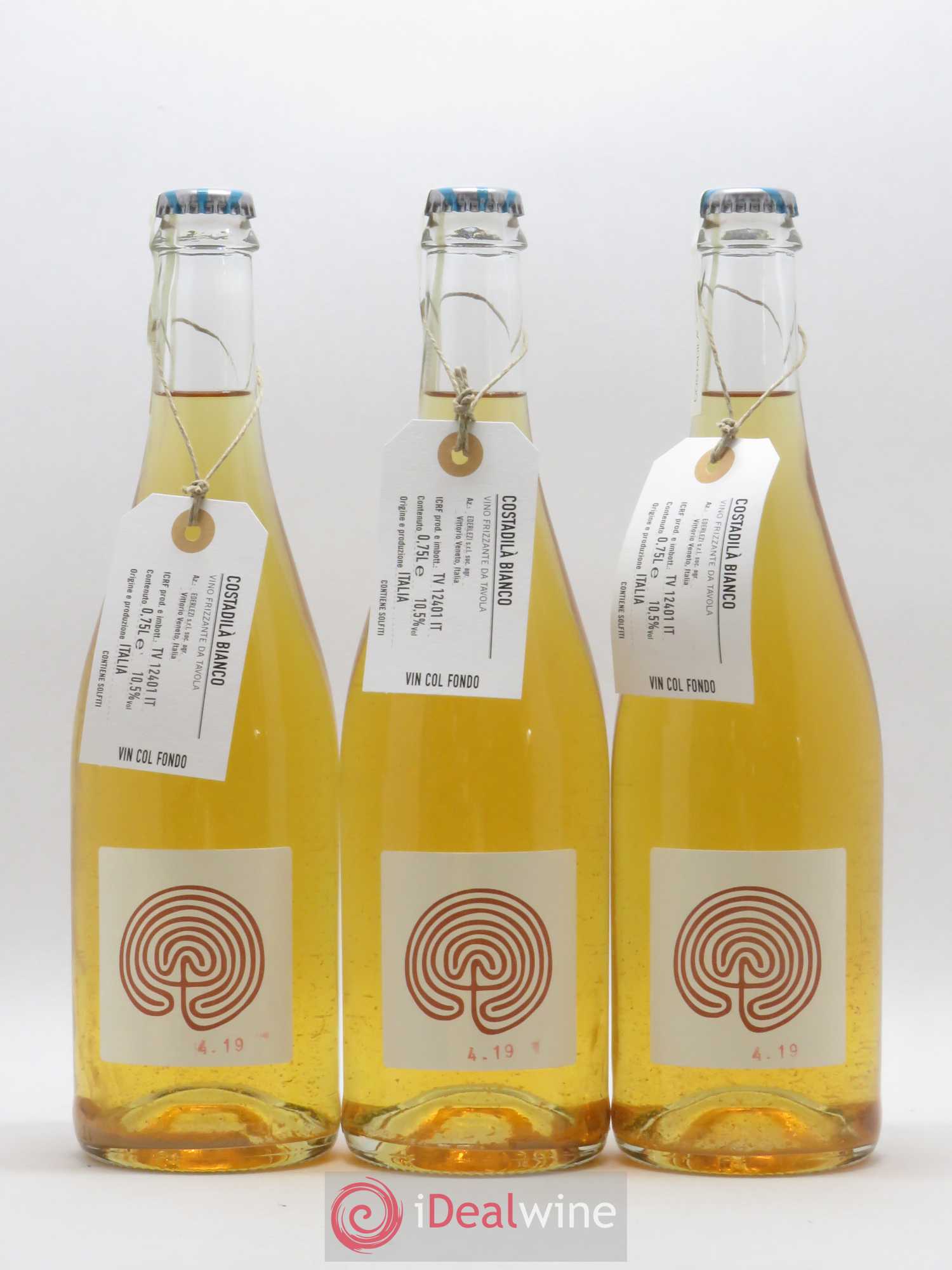 Italie Costadila Moz Vino blanco frizzante de Tavola - Posten von 6 Flaschen - 2
