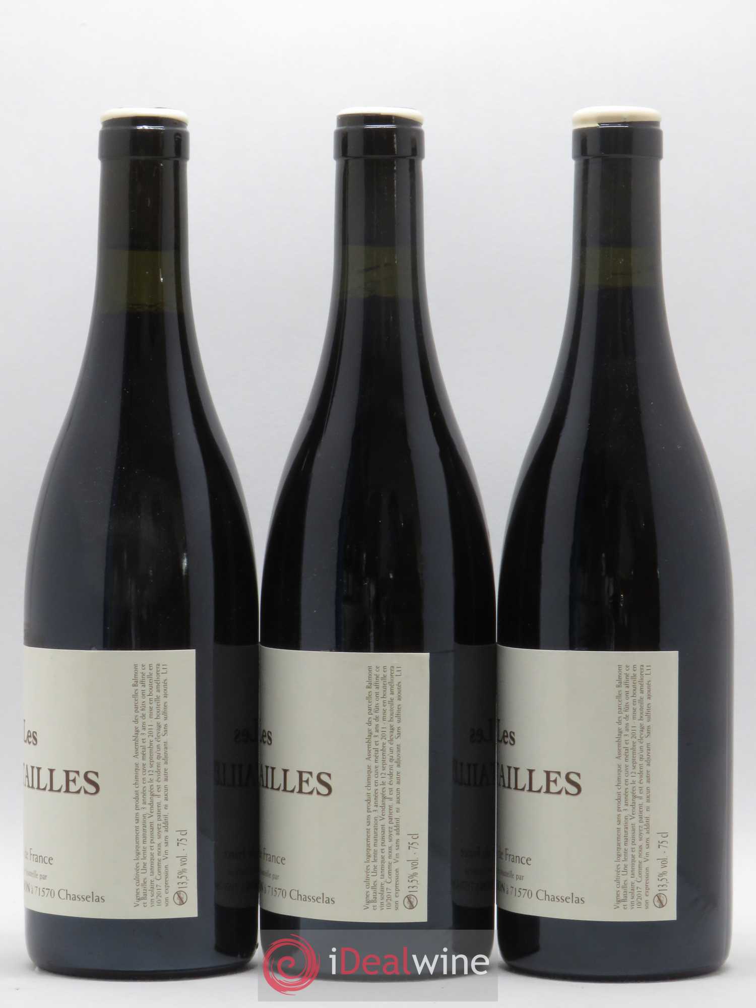 Vin de France Les Baltailles Philippe Jambon 2011 - Lot de 3 bouteilles - 1