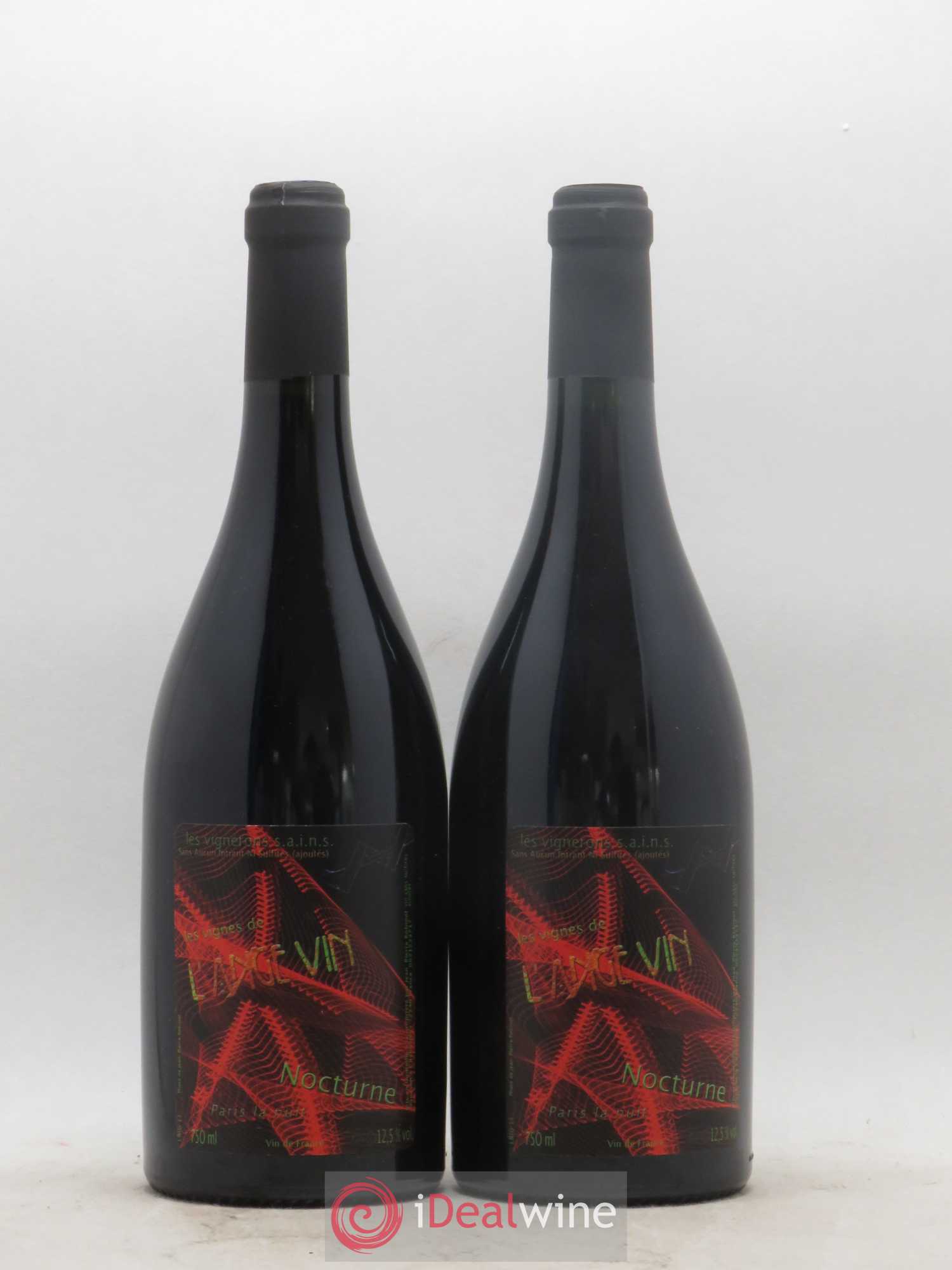 Vin de France Nocturne - Paris la nuit Domaine l'Angevin Jean-Pierre Robinot 2011 - Posten von 2 Flaschen - 0