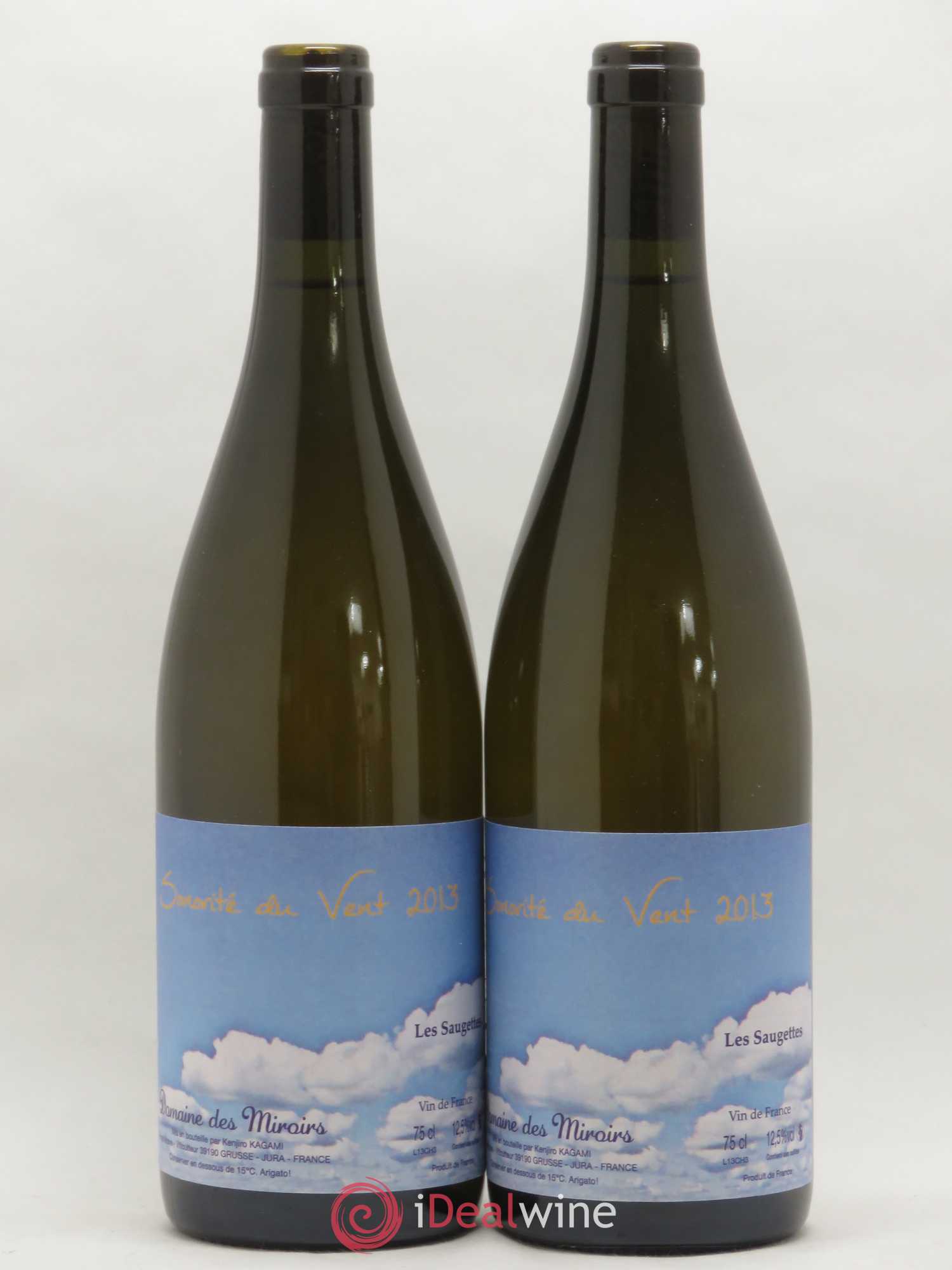 Vin de France Sonorité du vent Les saugettes Kenjiro Kagami - Domaine des Miroirs 2013 - Lot de 2 bouteilles - 0
