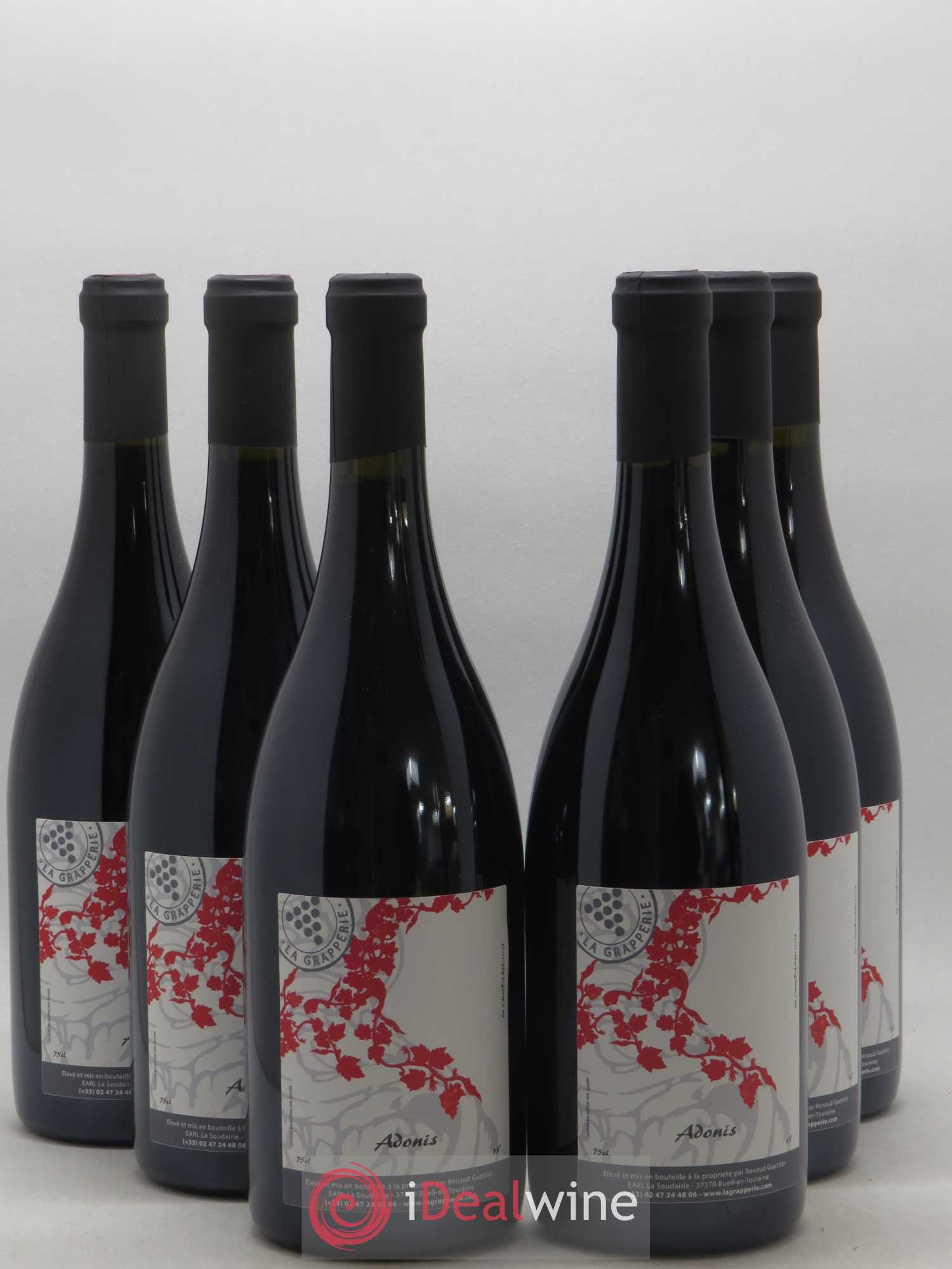 Vin de France Adonis La Grapperie 2018 - Lot de 6 bouteilles - 0