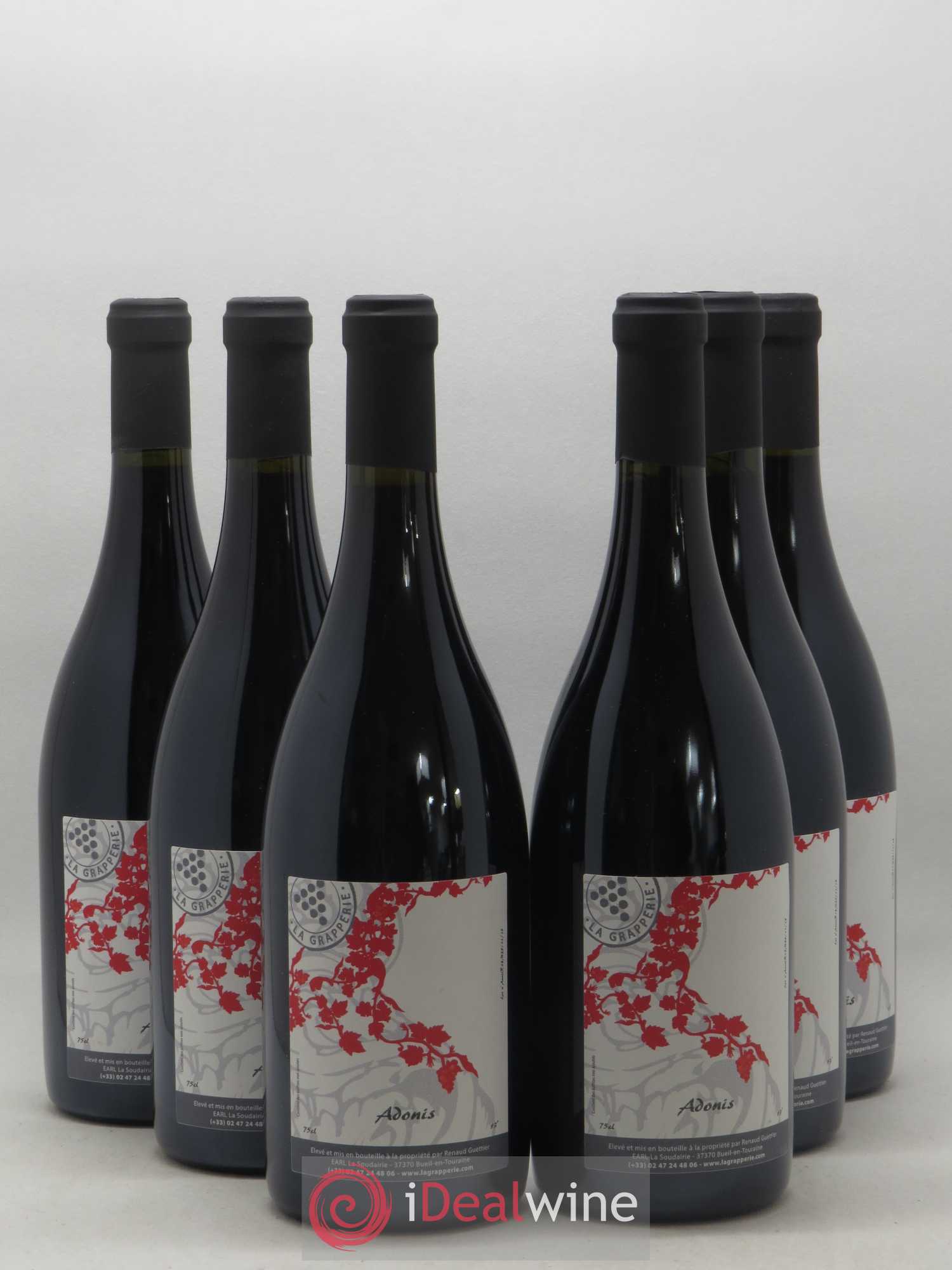 Vin de France Adonis La Grapperie 2018 - Lot de 6 bouteilles - 0