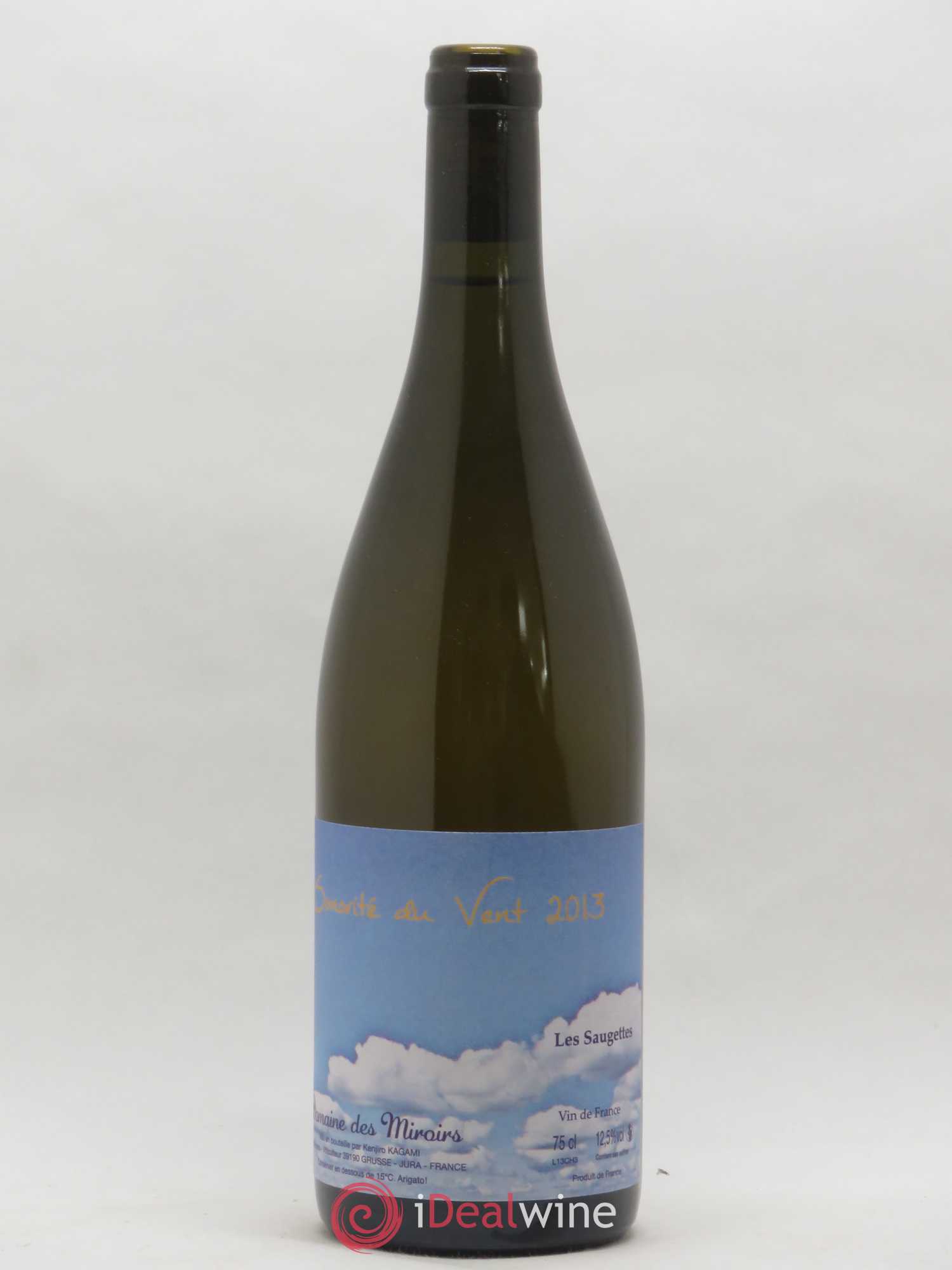 Vin de France Sonorité du vent Les saugettes Kenjiro Kagami - Domaine des Miroirs 2013 - Lot de 1 bouteille - 0