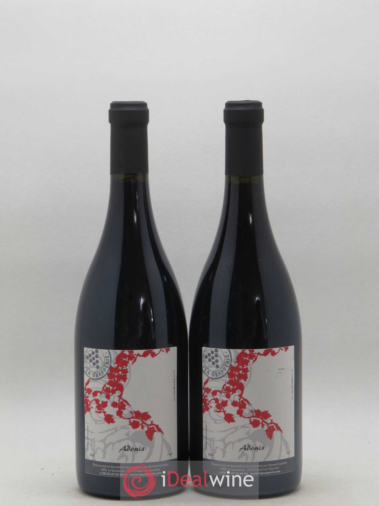 Vin de France Adonis La Grapperie 2018 - Lot de 2 bouteilles - 0