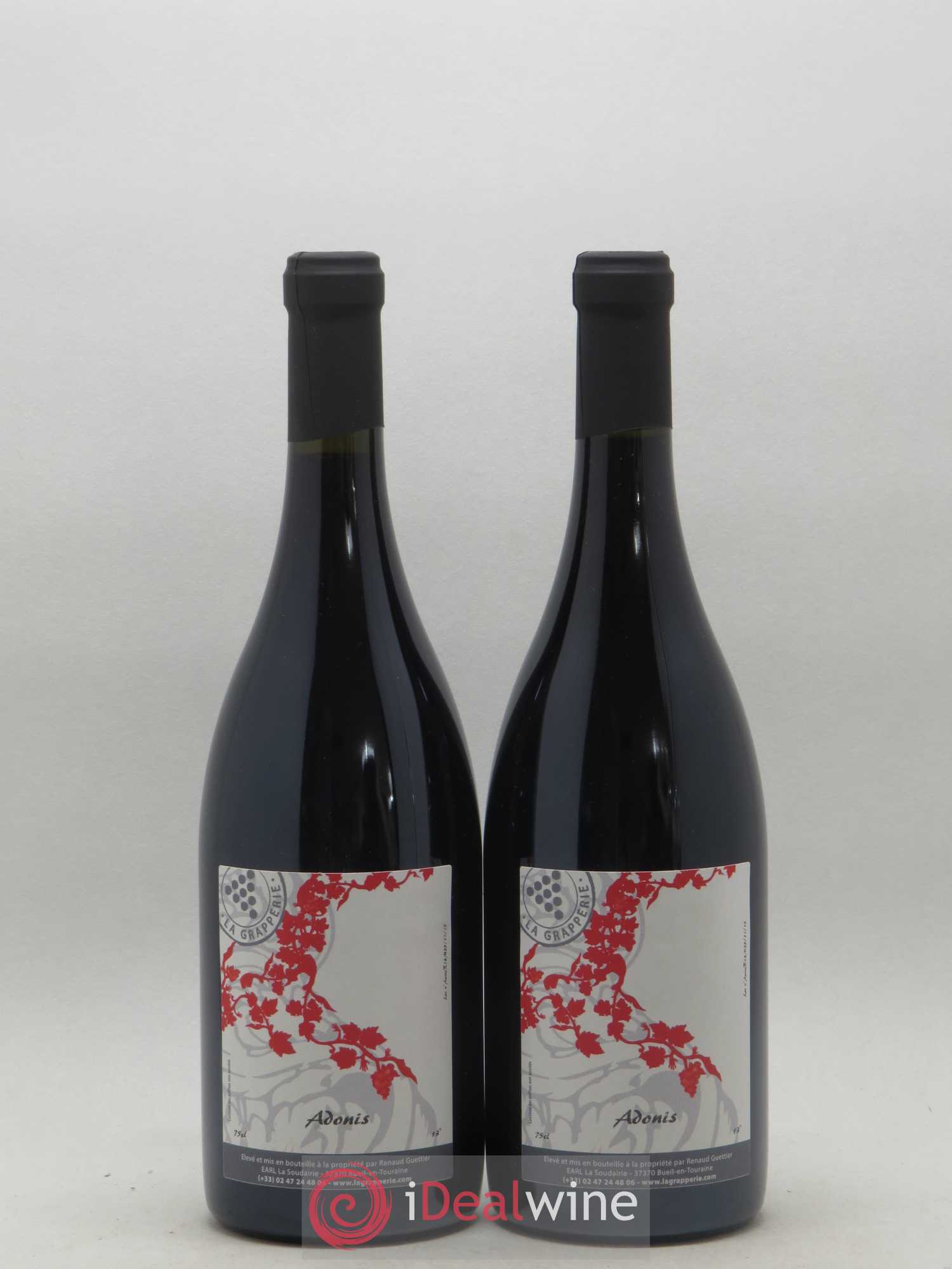 Vin de France Adonis La Grapperie 2018 - Lot de 2 bouteilles - 0