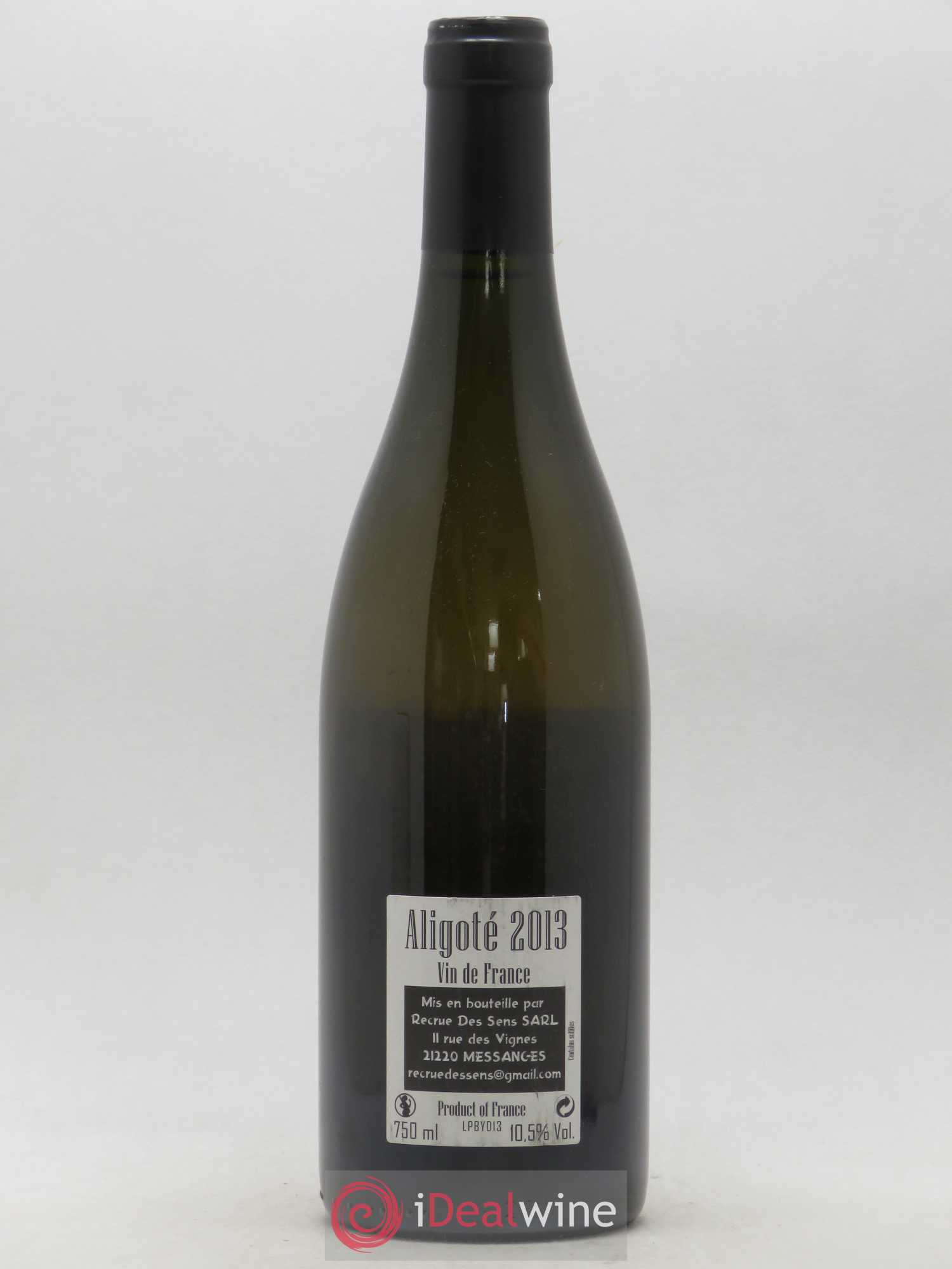 Vin de France Les ponts blancs aligoté Yann Durieux 2013 - Posten von 1 Flasche - 1
