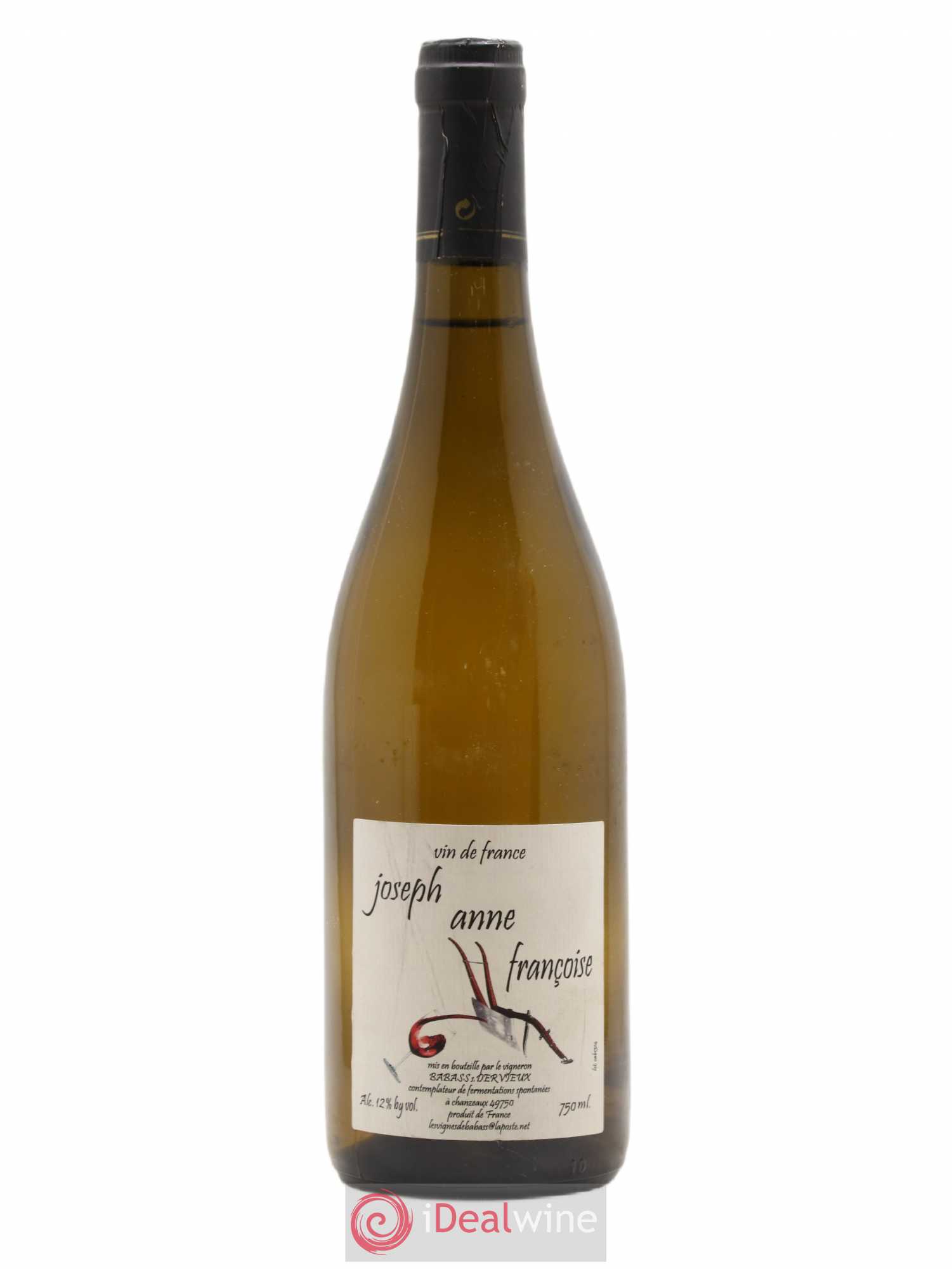 Vin de France Joseph Anne Françoise Les Vignes de Babass 2013-2014 - Posten von 1 Flasche - 0