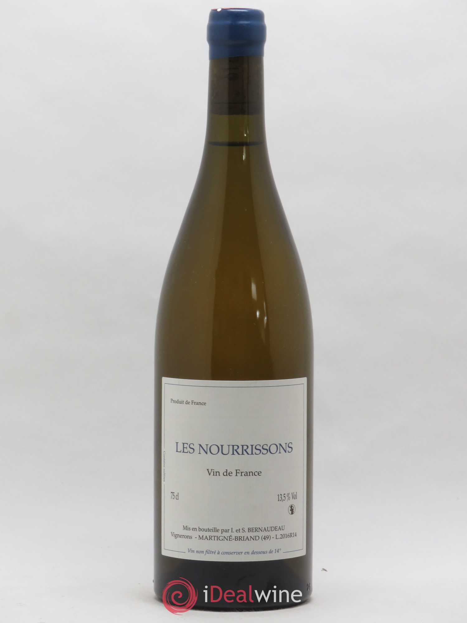 Vin de France Les Nourrissons Stéphane Bernaudeau 2016 - Lot de 1 bouteille - 0