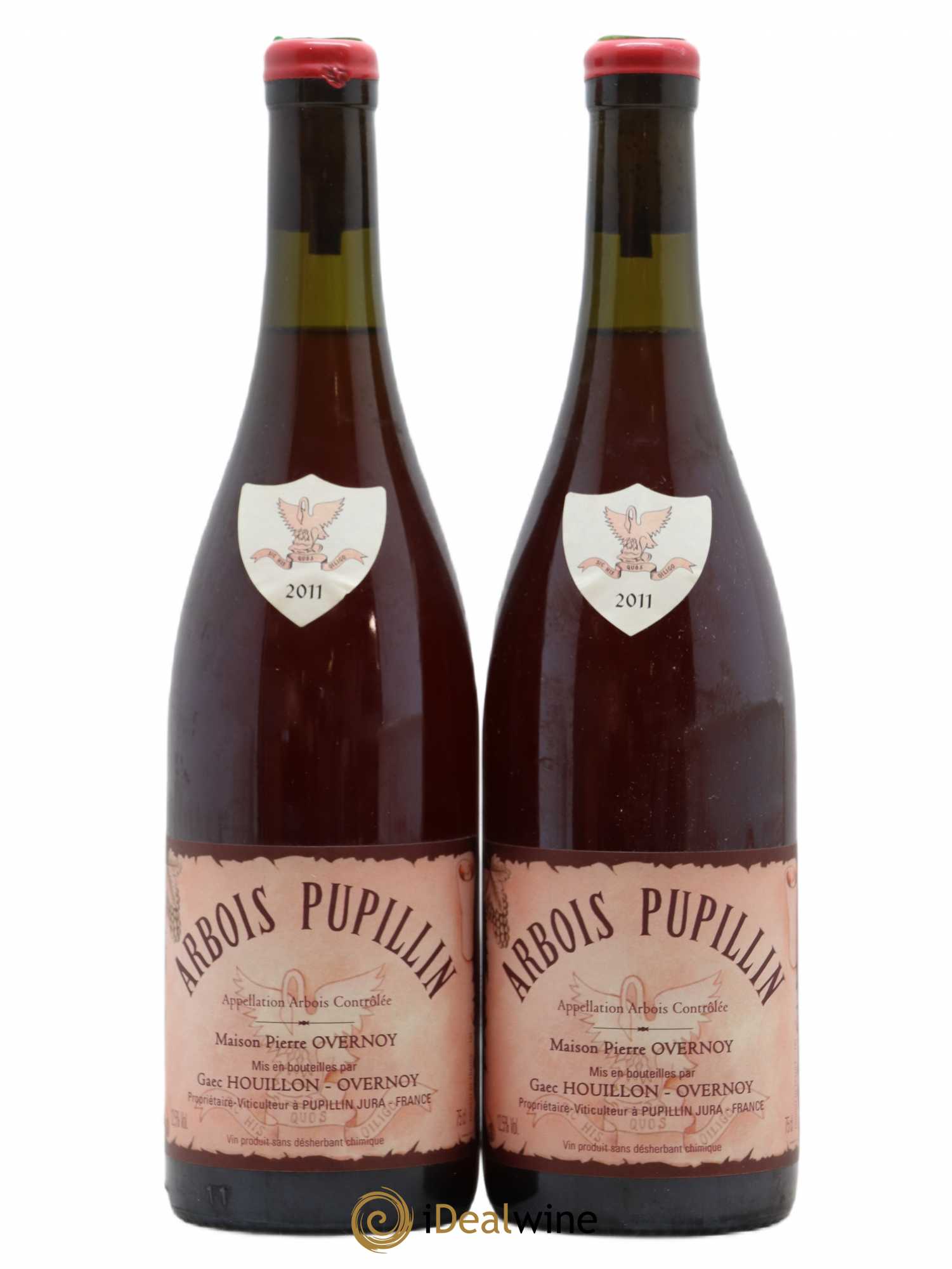 Arbois-Pupillin Poulsard (cire rouge) Overnoy-Houillon (Domaine) 2011 - Lot de 2 bouteilles - 0
