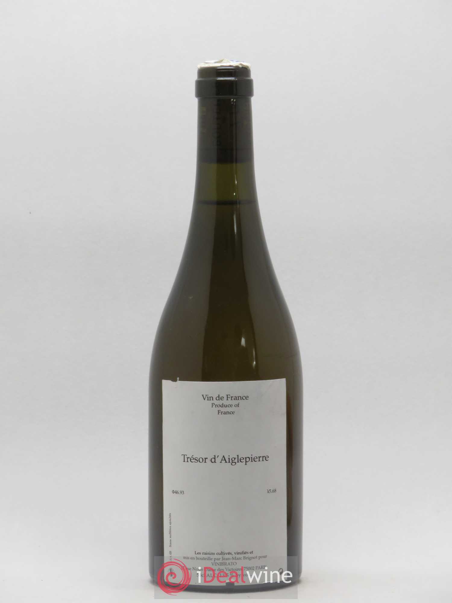 Vin de France Tresor d'Aiglepierre Jean Marc Brignot 50cl 2005 - Posten von 1 Flasche - 0