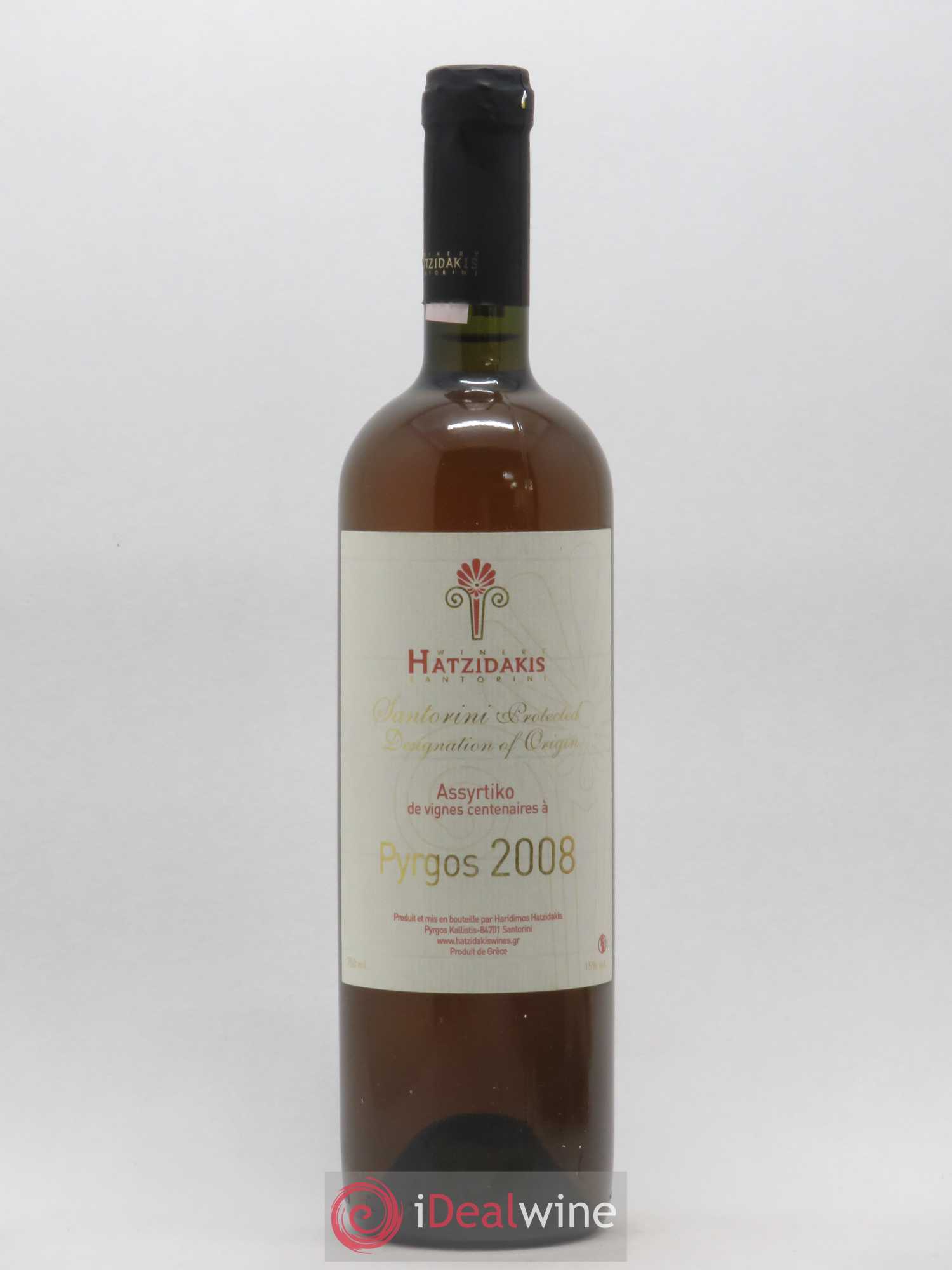 Santorini Hatzidakis Assyrtiko Vignes Centenaires à Pyrgos 2008 - Posten von 1 Flasche - 0
