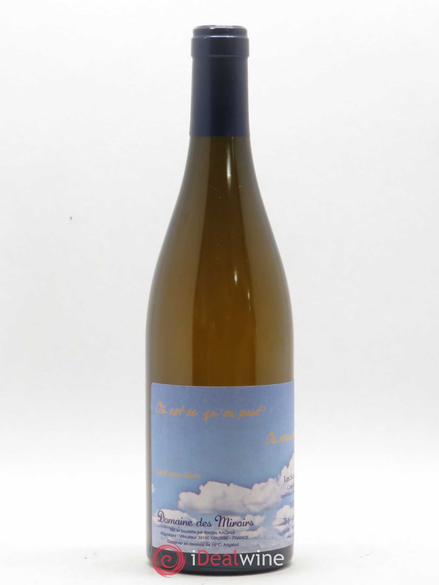 Vin de France Entre Deux Bleus Les saugettes Kenjiro Kagami - Domaine des Miroirs Où est ce qu'on part on verra bien 2011 - Lot de 1 bouteille - 0