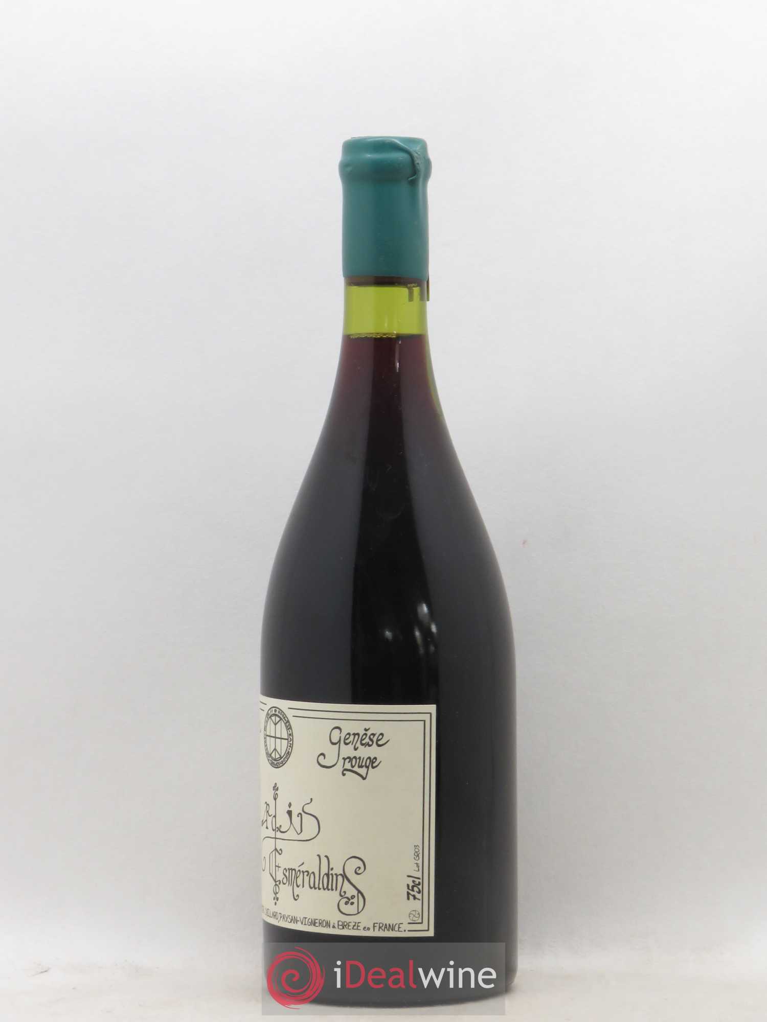 Vin de France Génèse Xavier Caillard - Les Jardins Esmeraldins 2003 - Lot de 1 bouteille - 1