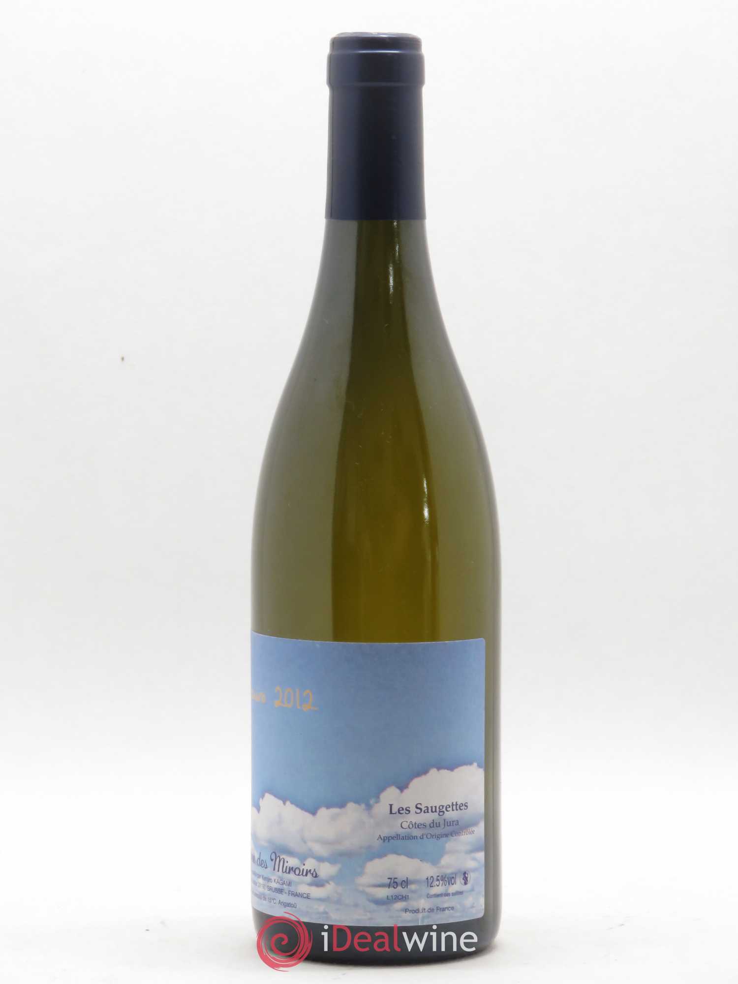 Vin de France Mizuiro Les Saugettes Kenjiro Kagami - Domaine des Miroirs 2012 - Lot de 1 bouteille - 1