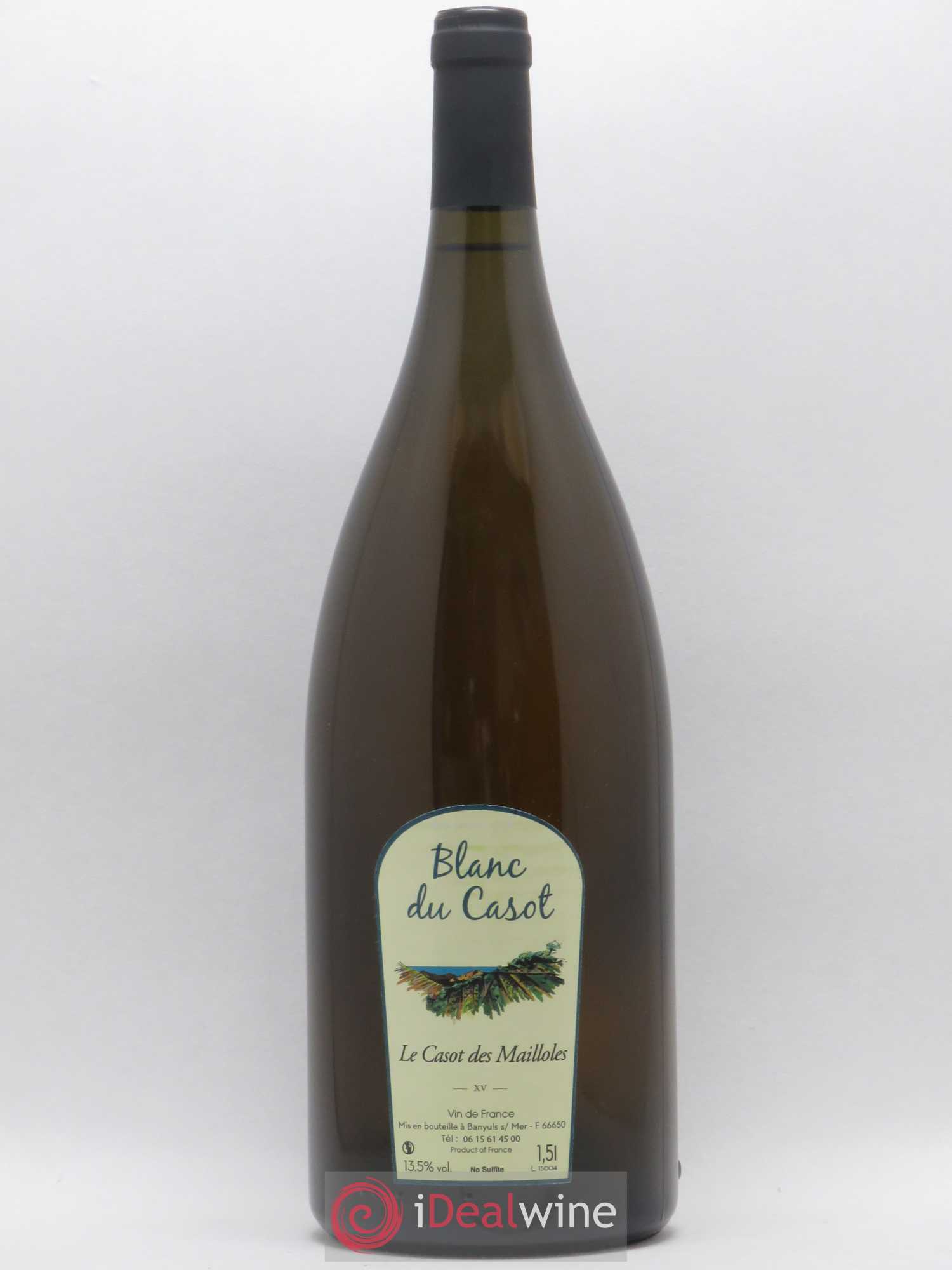Vin de France Blanc du Casot Le Casot des Mailloles 2015 - Posten von 1 Magnum - 0