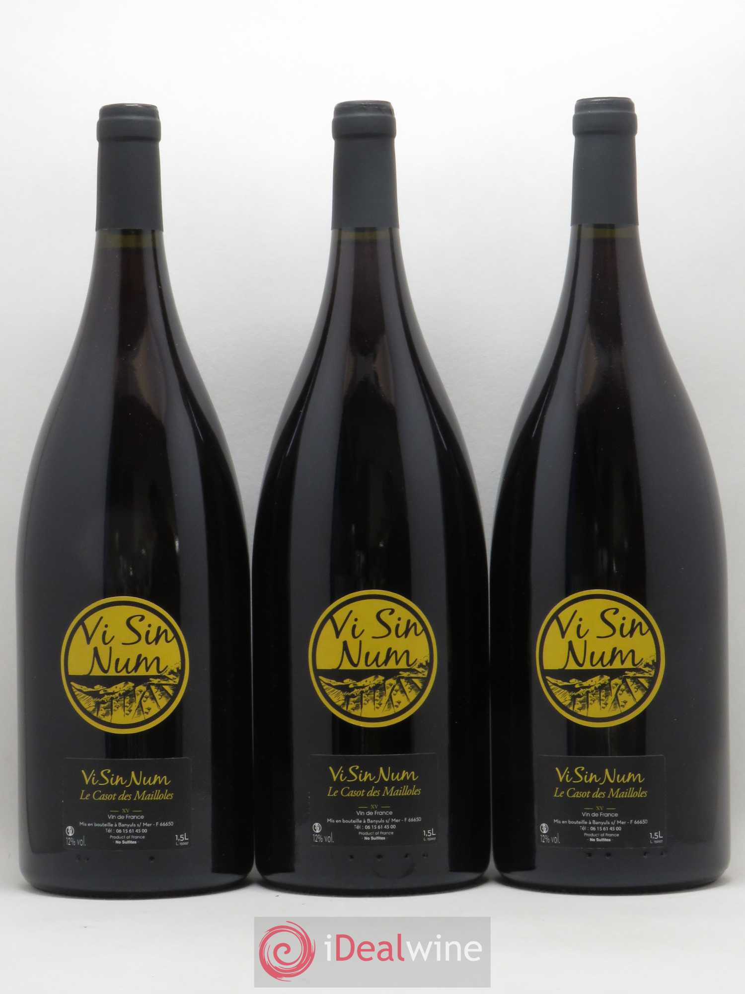 Vin de France Visinum Le Casot des Mailloles 2015 - Lot de 3 magnums - 0