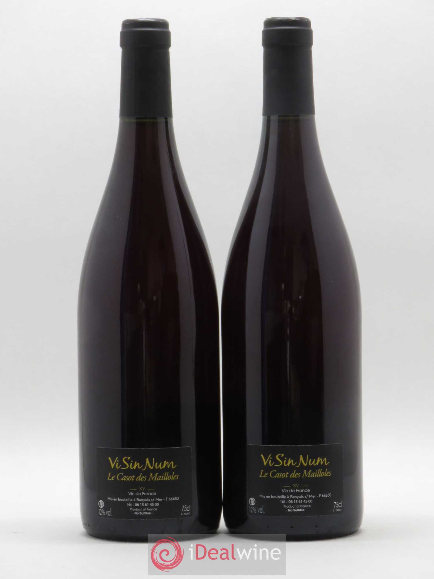 Vin de France Visinum Le Casot des Mailloles 2015 - Lot de 2 bouteilles - 1