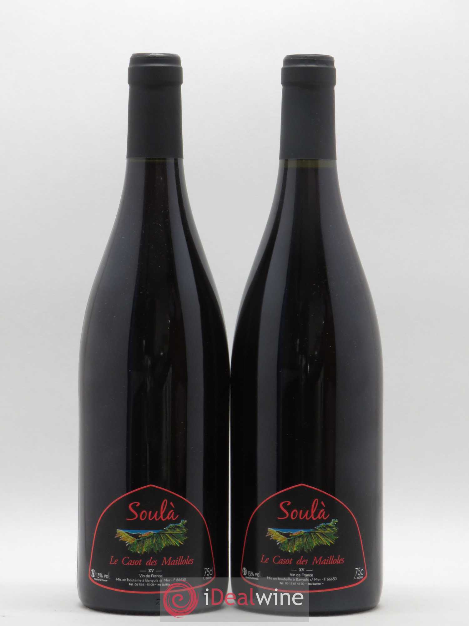Vin de France Soula Le Casot des Mailloles 2015 - Lot de 2 bouteilles - 0
