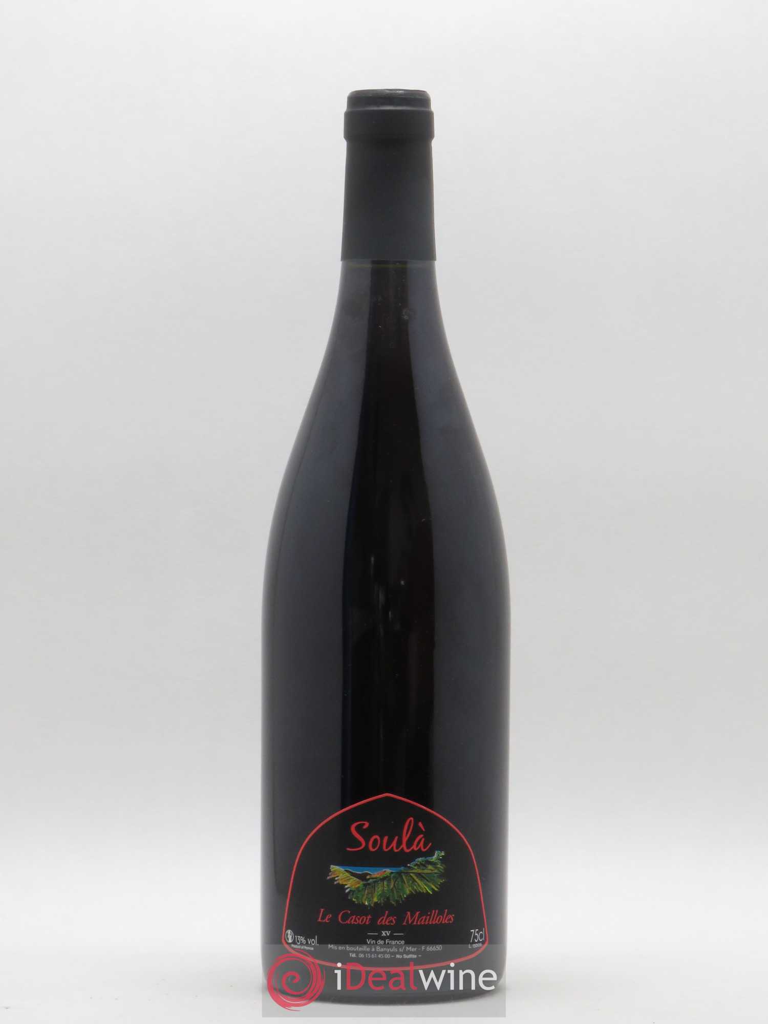 Vin de France Soula Le Casot des Mailloles 2015 - Lot de 1 bouteille - 0