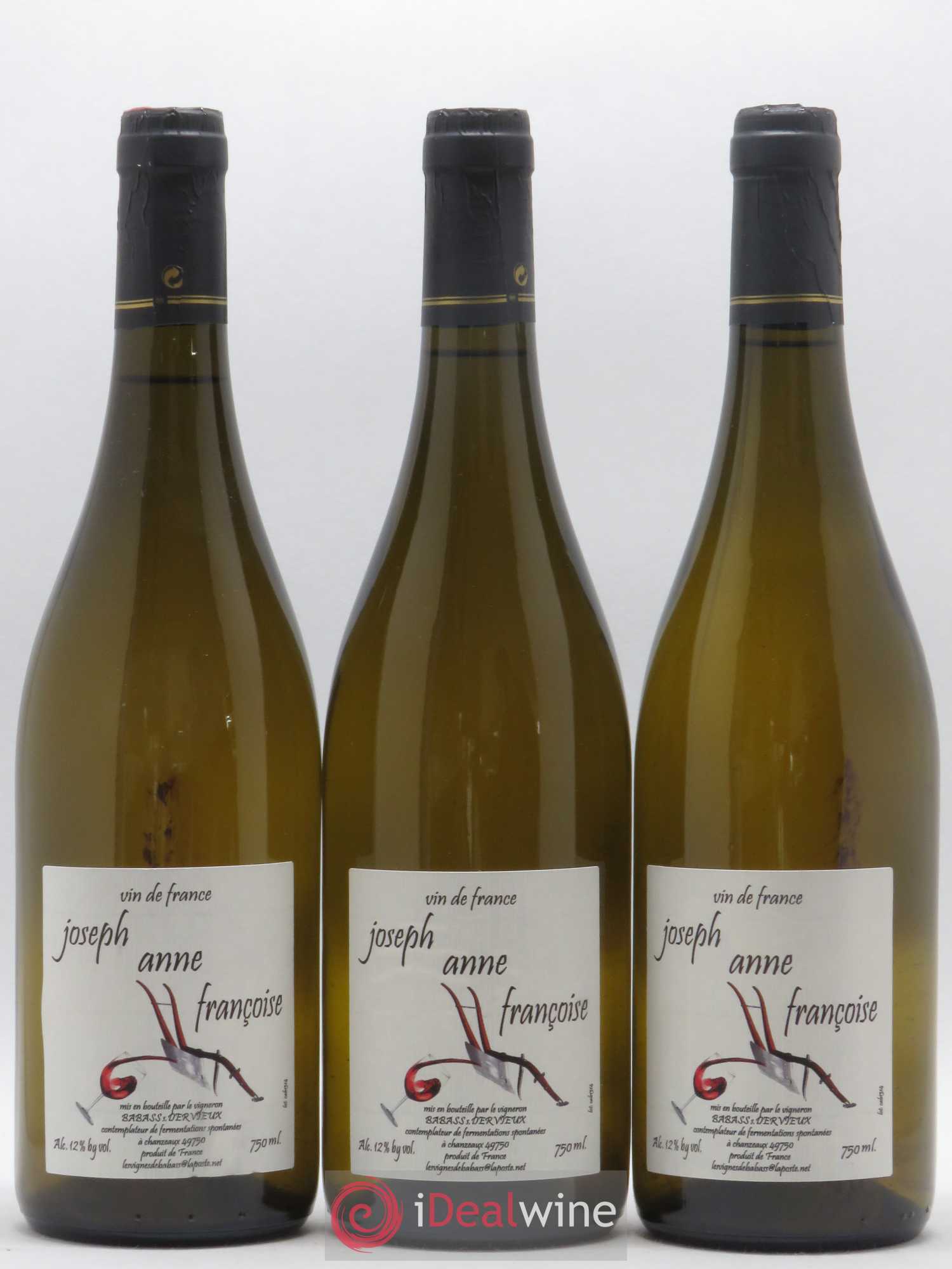 Vin de France Joseph, Anne, Françoise Les Vignes de Babass S. Dervieux - Posten von 3 Flaschen - 0