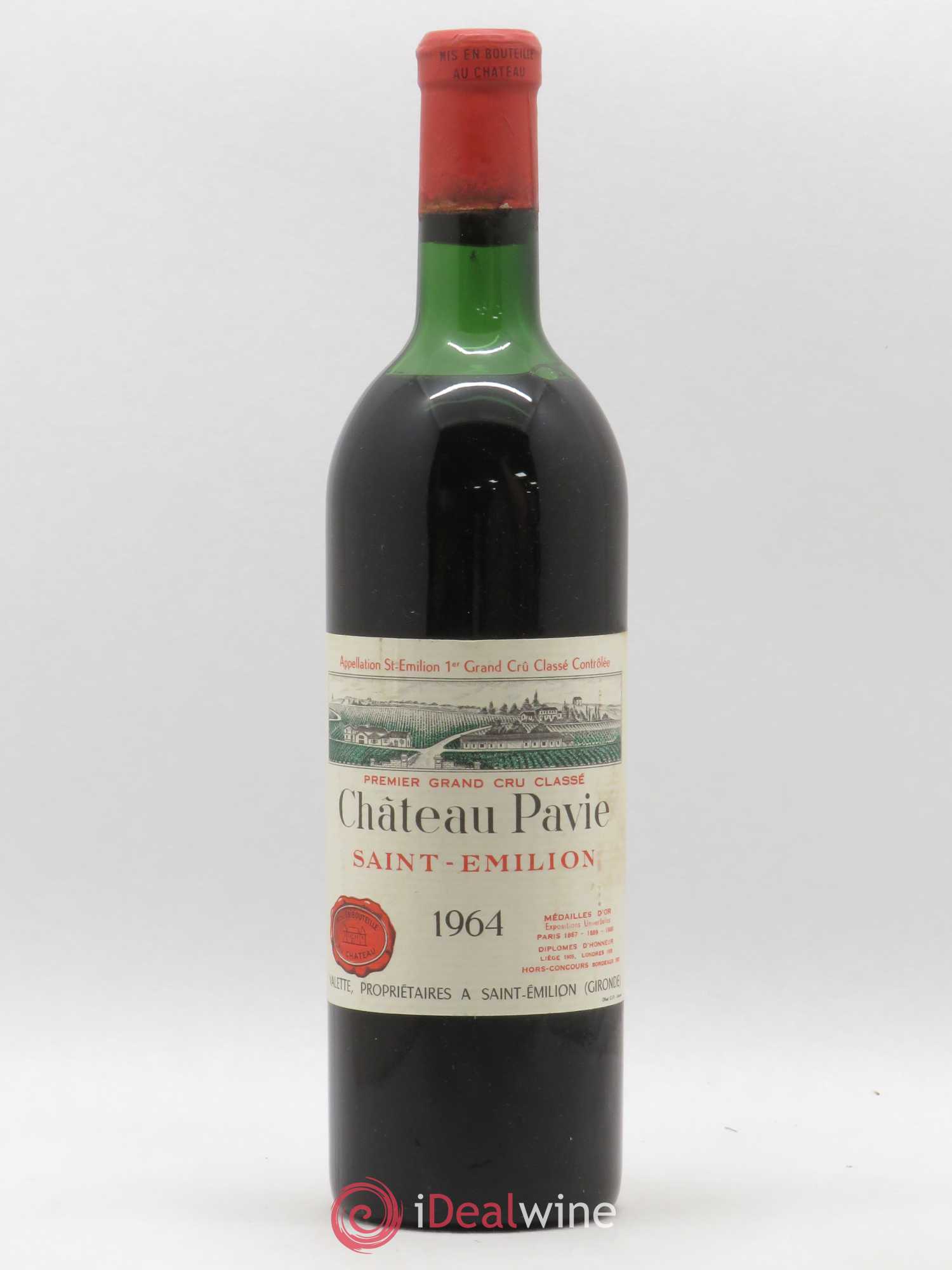 Château Pavie 1er Grand Cru Classé A 1964 - Lot de 1 bouteille - 0