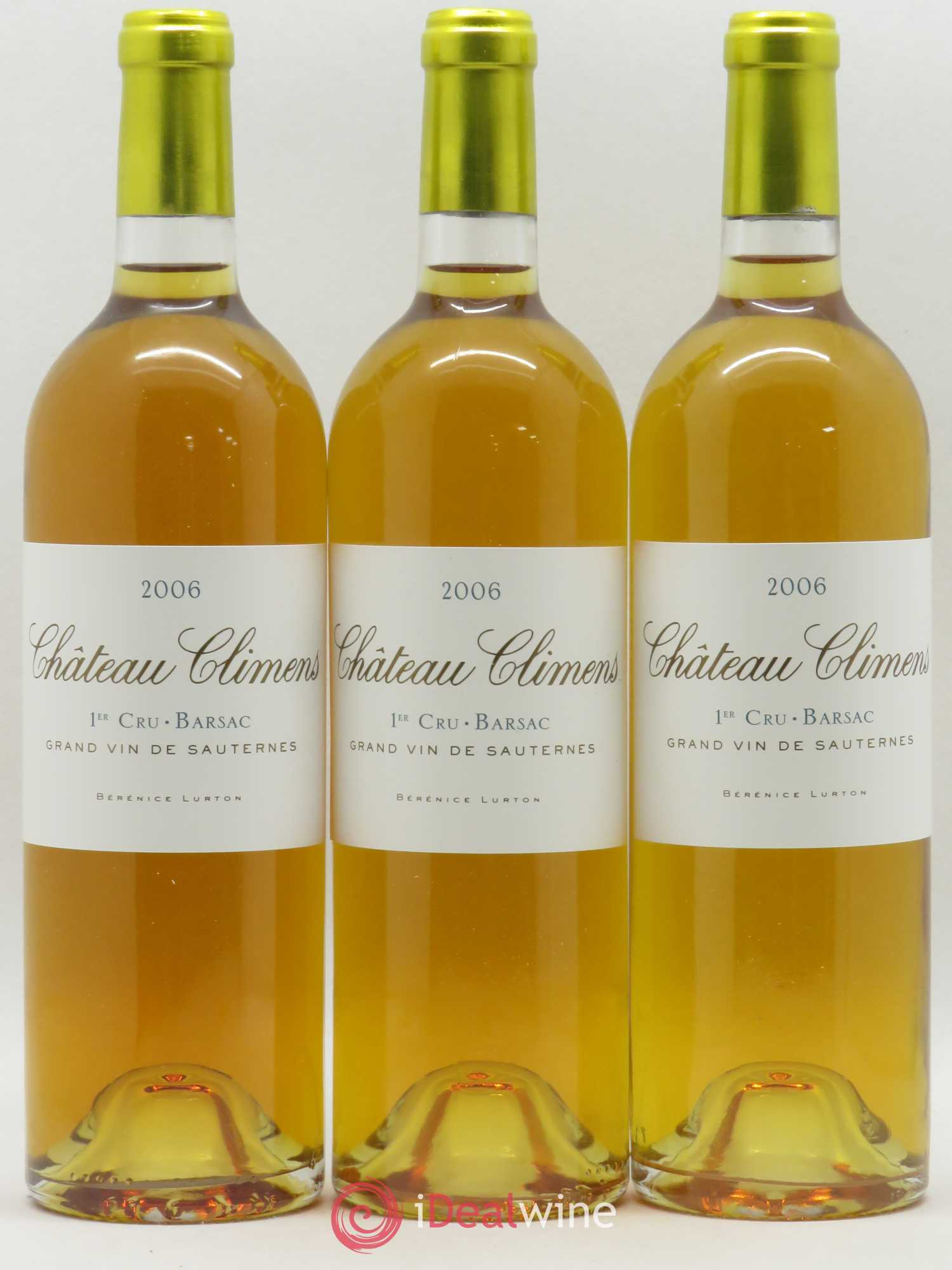 Château Climens 1er Grand Cru Classé 2006 - Lotto di 3 bottiglie - 0